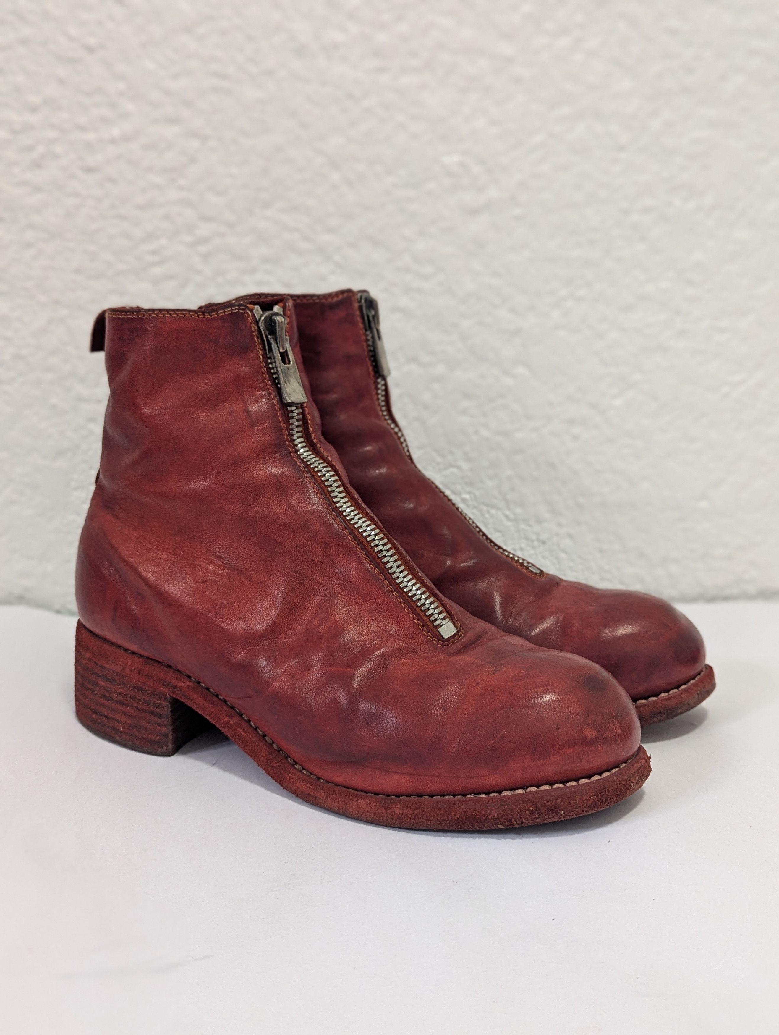 Guidi Guidi PL1 Front-zip Soft Horse Leather Boots Size US 8 / IT 38 - 1 Thumbnail