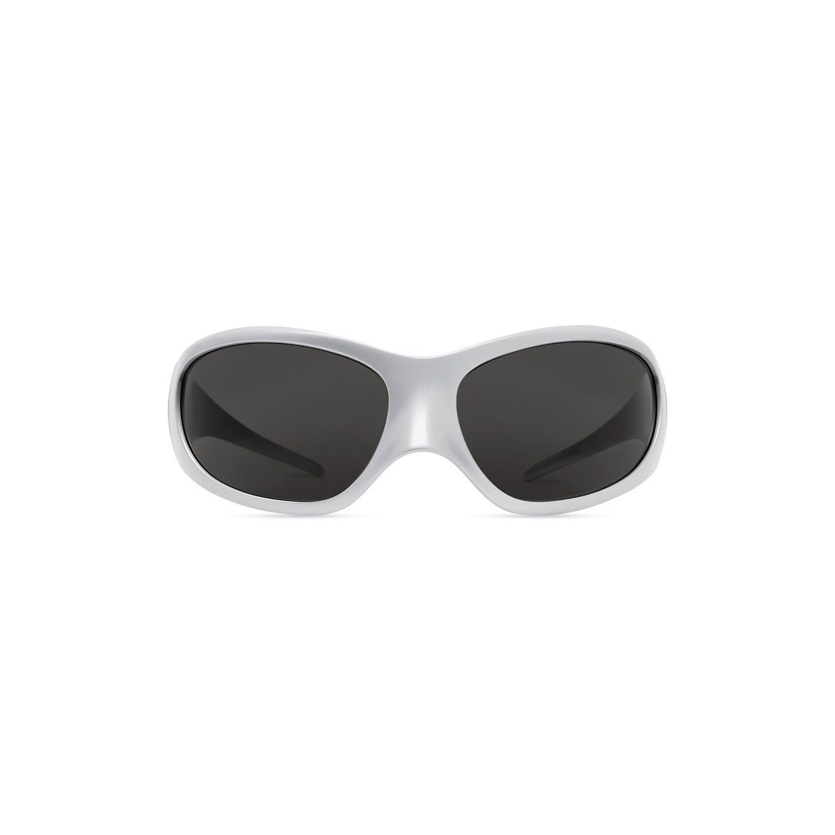 image of Balenciaga Skin Xxl Sunglasses in Silver, Men's