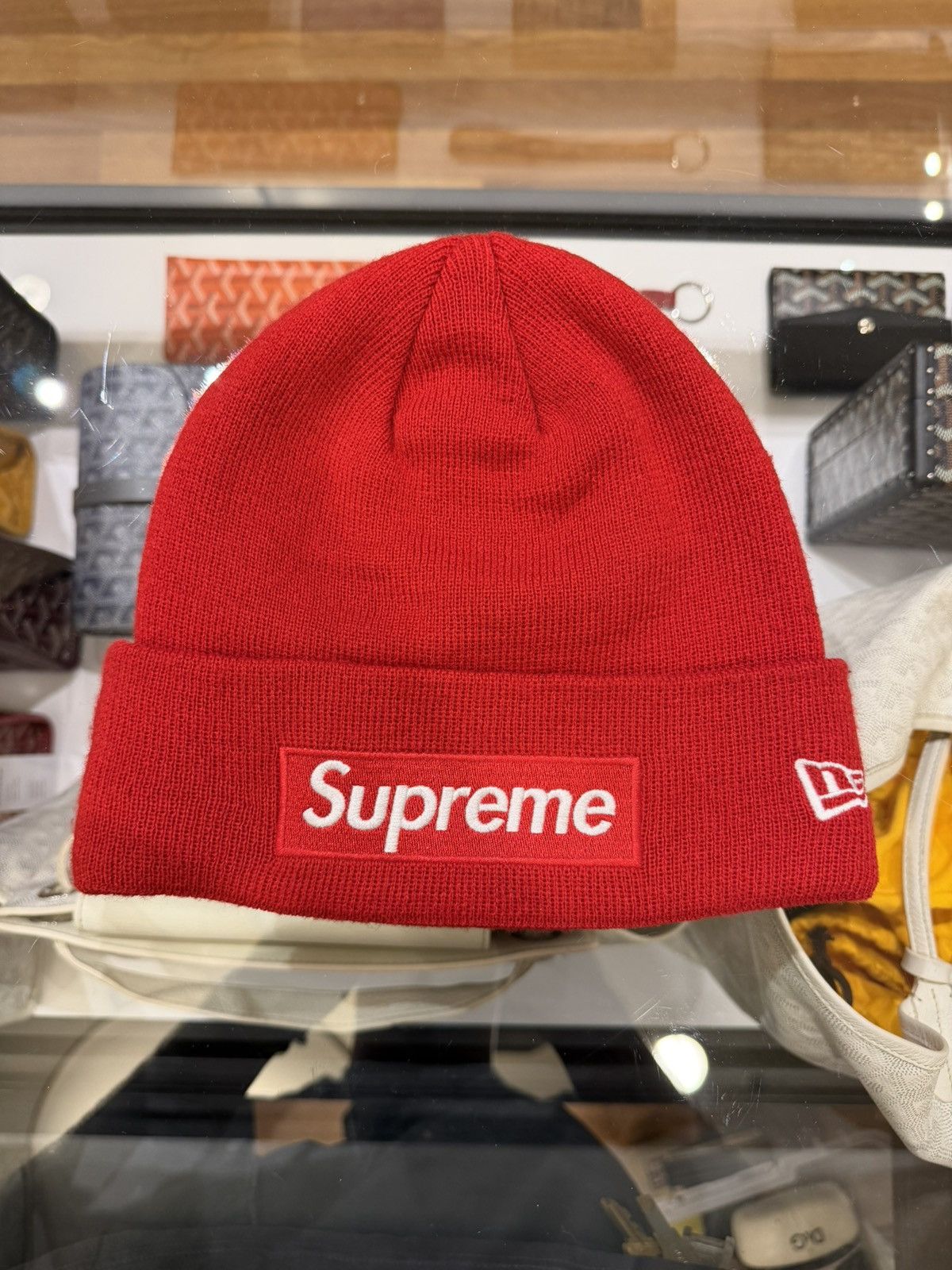 Supreme Supreme Box Logo Beanie - Red Size ONE SIZE - 5 Thumbnail