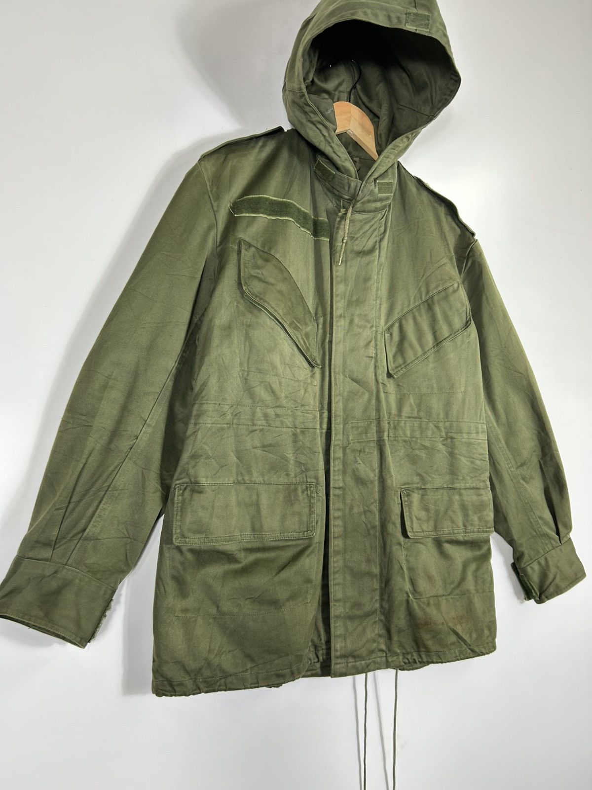 Freewheelers × Vintage ⚡️Vintage 80’s Seyntex Army M64 Olive Field Jacket Size US M / EU 48-50 / 2 - 2 Thumbnail