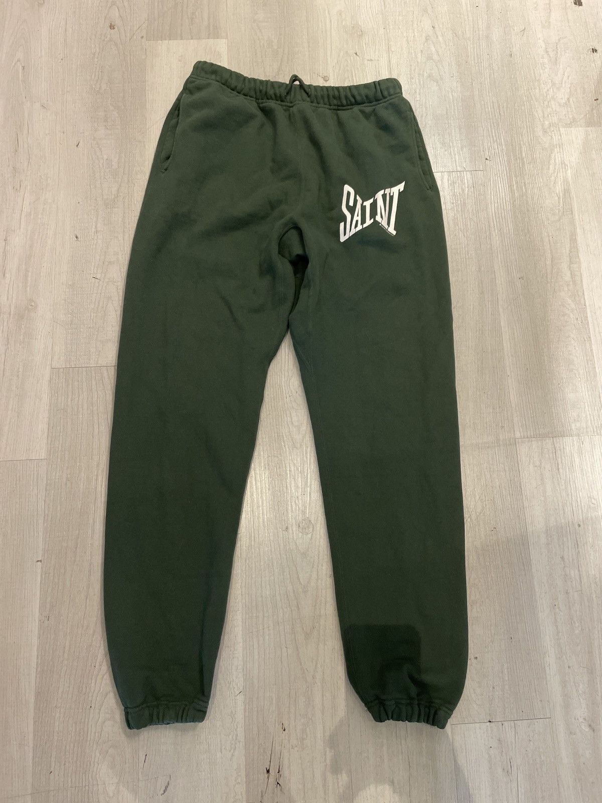 Saint Michael Saint Michael Ribbon Sweatpants Green Large Size US 34 / EU 50 - 1 Thumbnail