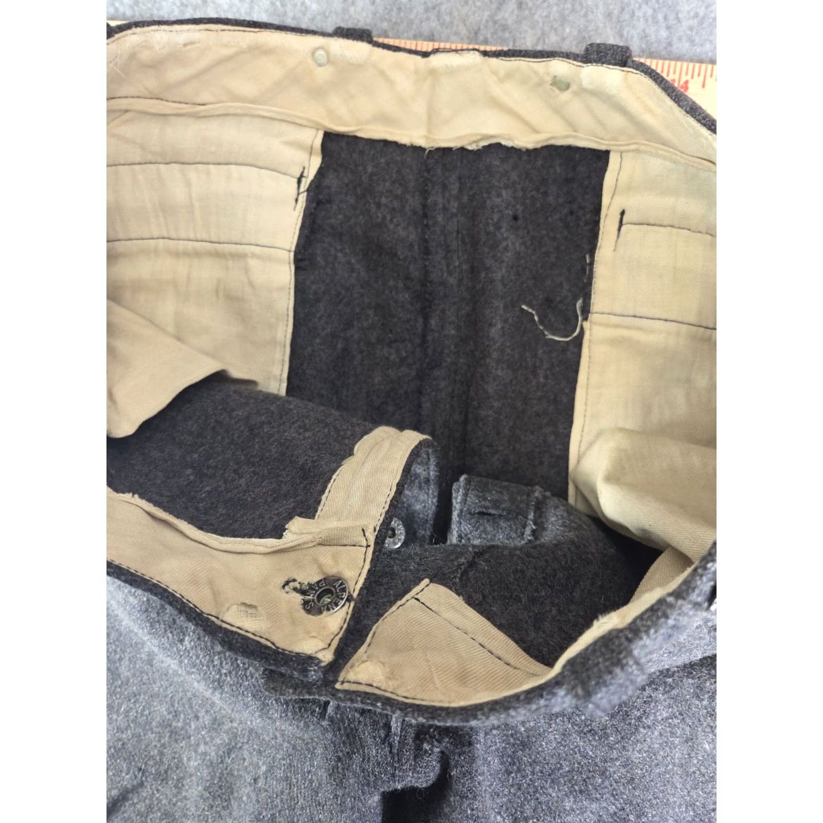 Vintage VINTAGE Alpena Wool Pants Trouser Hunting Gray Mens 38x26 Distressed Size US 38 / EU 54 - 7 Thumbnail