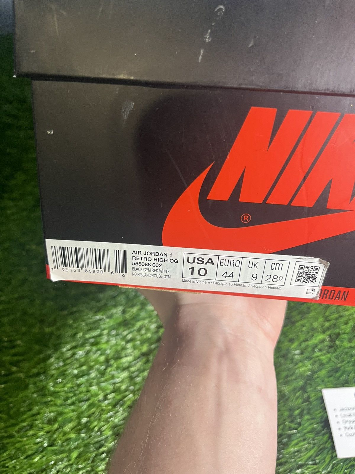 Jordan Brand × Nike jordan 1 high og bloodline size 10 Size US 10 / EU 43 - 10 Thumbnail
