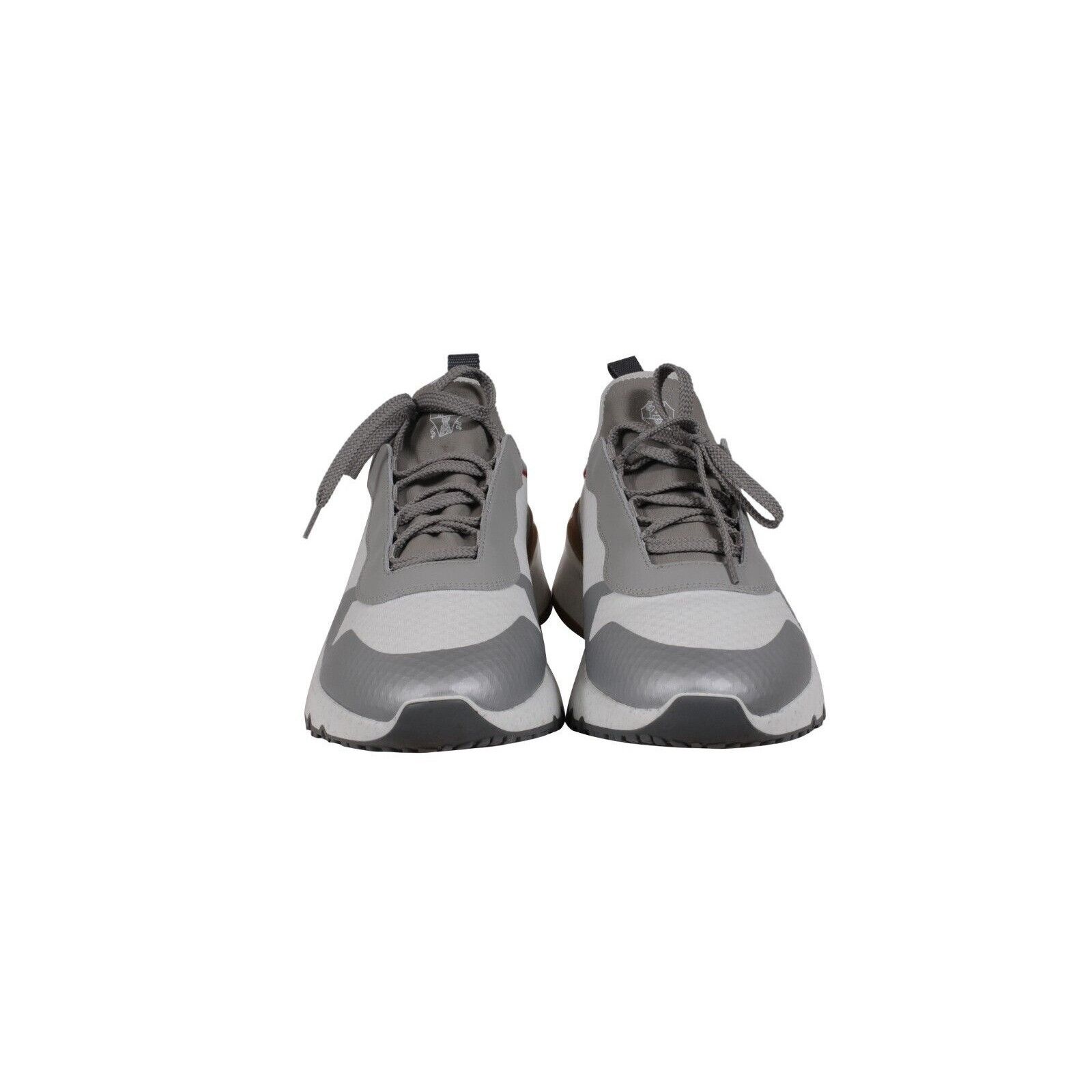 Brunello Cucinelli Panelled Lace Up Sneakers - 02204 Size US 10.5 / EU 43-44 - 2 Thumbnail