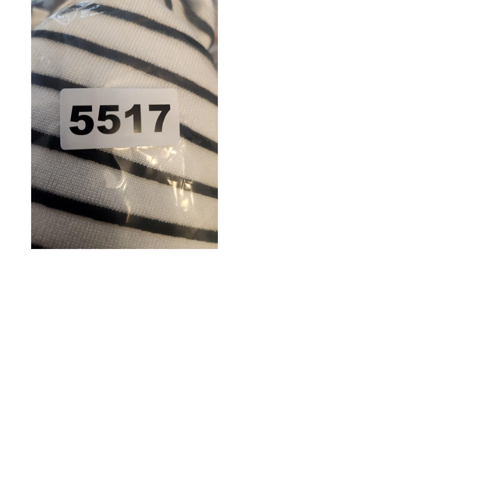 Vintage Lane Bryant Dress Womens 1X White Stripe Knit Sleeveless Fit Flare Knee Length Size XL / US 12-14 / IT 48-50 - 9 Thumbnail