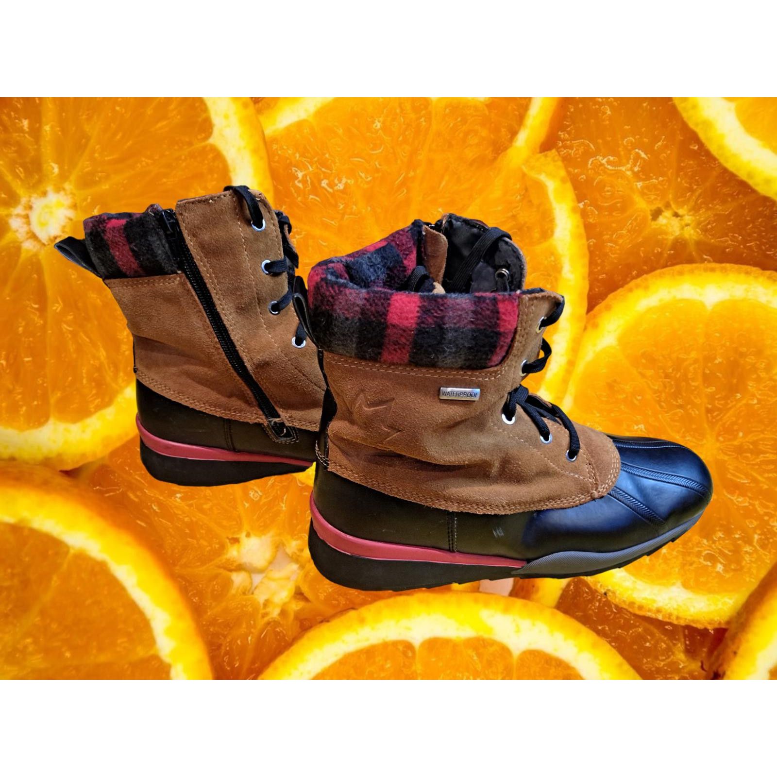 Cougar Cougar Totem Lace/Zip Duck Boots with Flannel Tops Size 8 Size US 8 / IT 38 - 4 Thumbnail