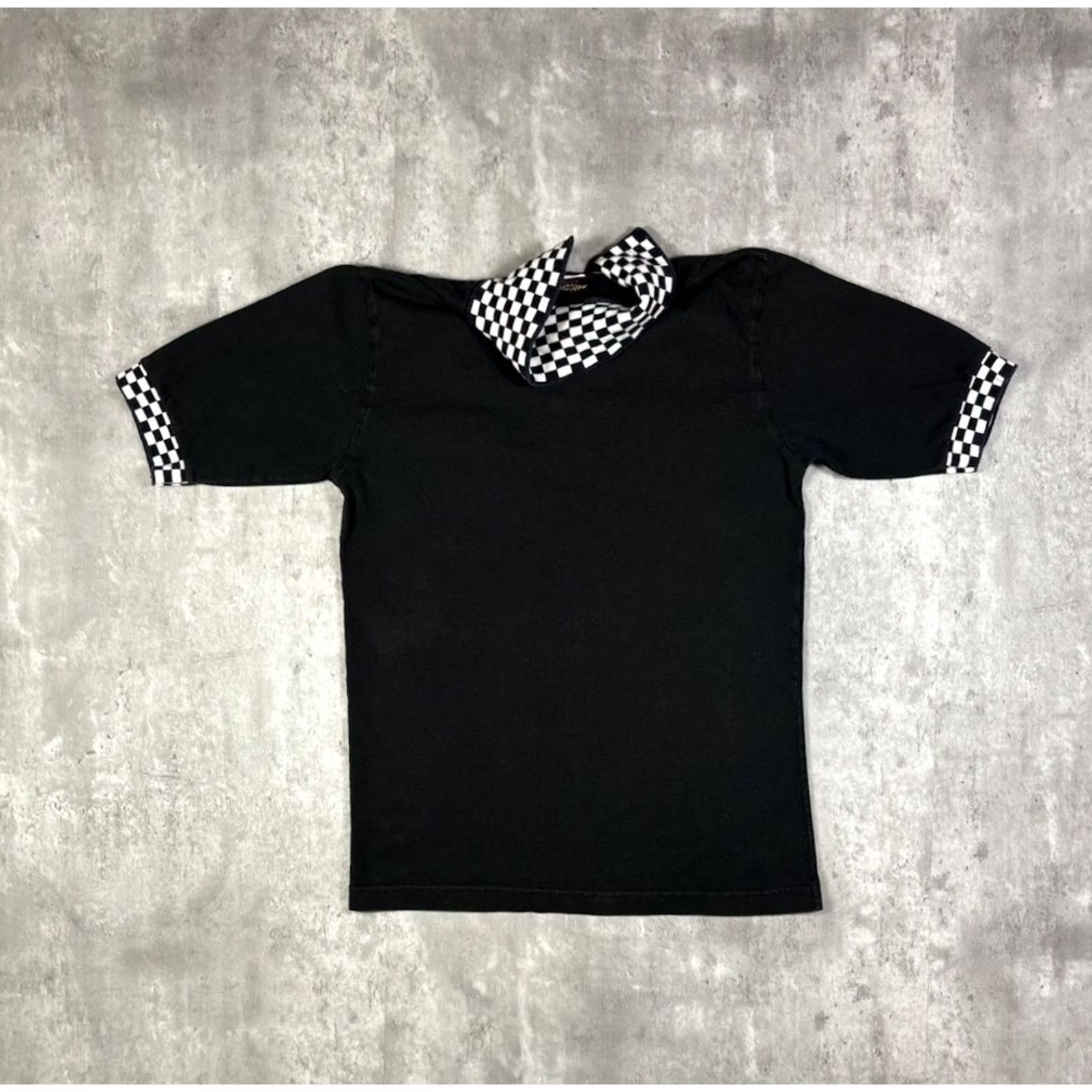 Vintage VINTAGE Race Rock Polo Shirt S Black 100% Cotton Short Sleeve Collared Men Rock 90s Size US S / EU 44-46 / 1 - 7 Thumbnail