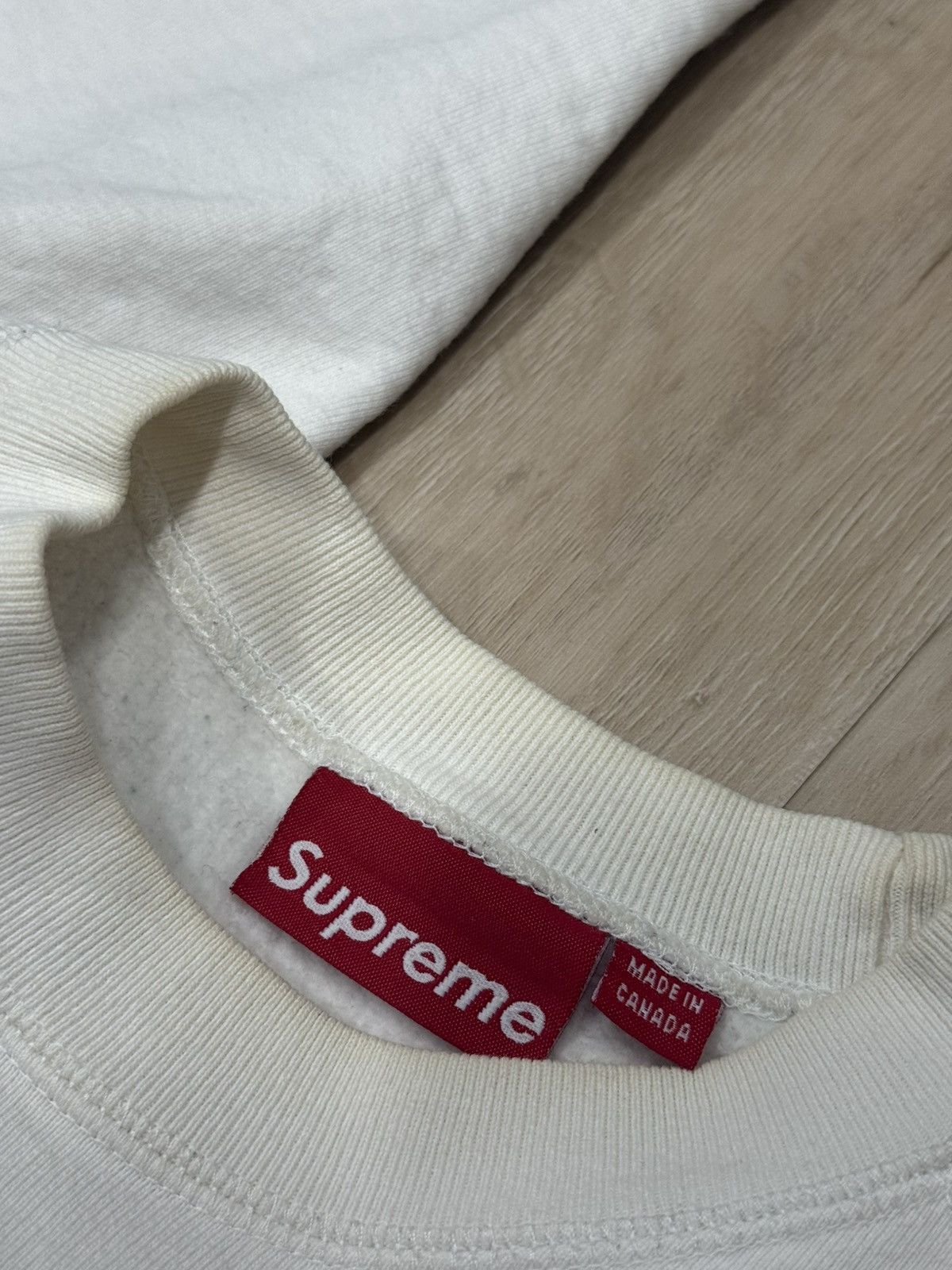 Supreme Supreme 2006 Teal on White Box Logo Crewneck Sweatshirt Size US L / EU 52-54 / 3 - 18 Thumbnail