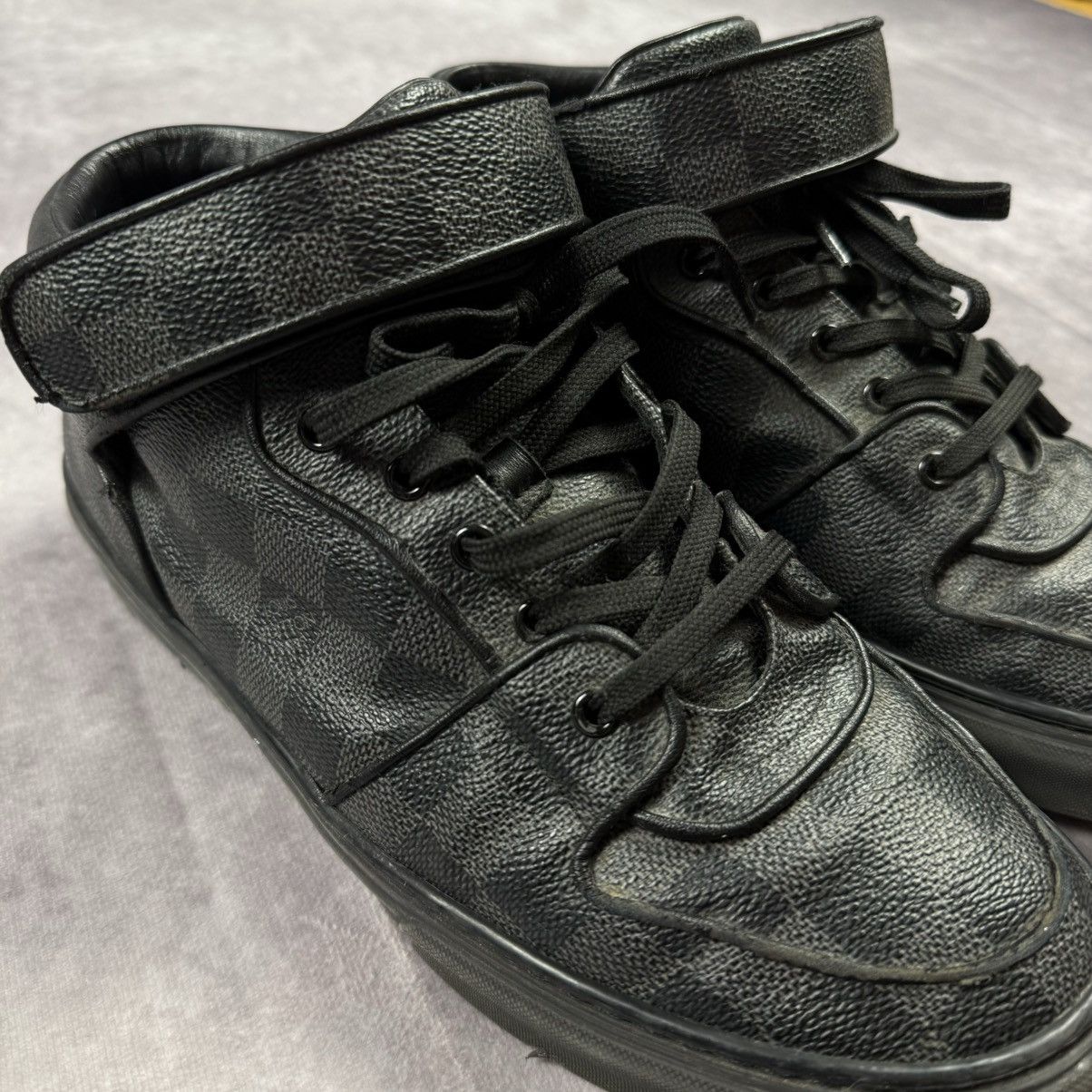 Louis Vuitton LOUIS VUITTON Damier Graphite Acapulco Shoes Size US 8 / EU 41 - 5 Thumbnail