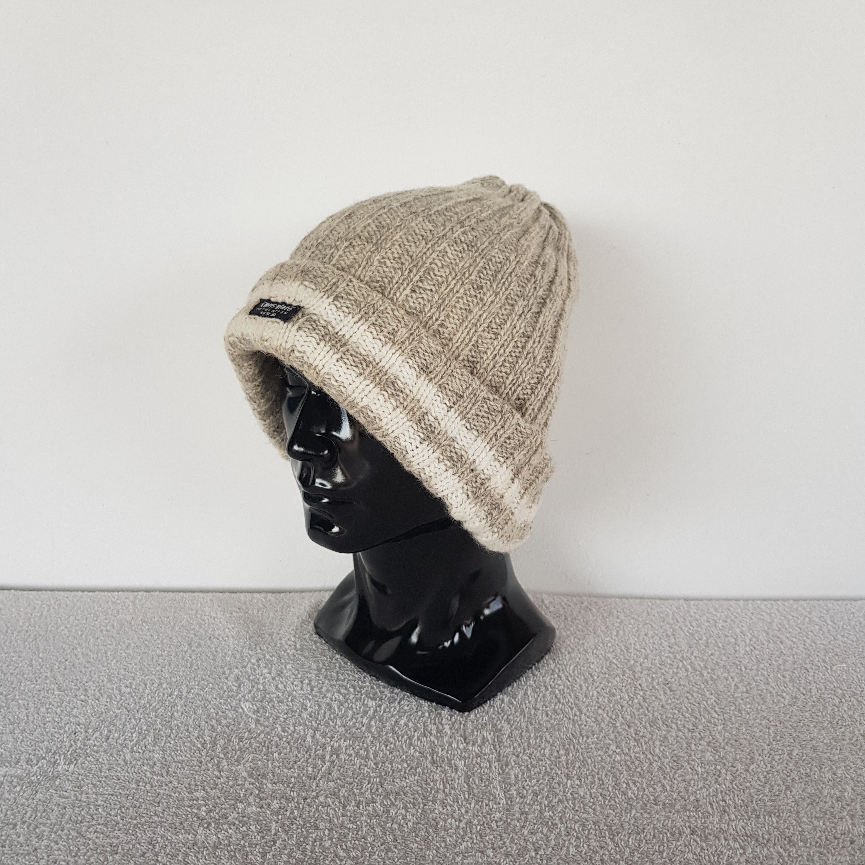 Homespun Knitwear Vintage Thinsulate 3M Insulator Beanie Ribbed Knit Caps Hats Size ONE SIZE - 1 Thumbnail