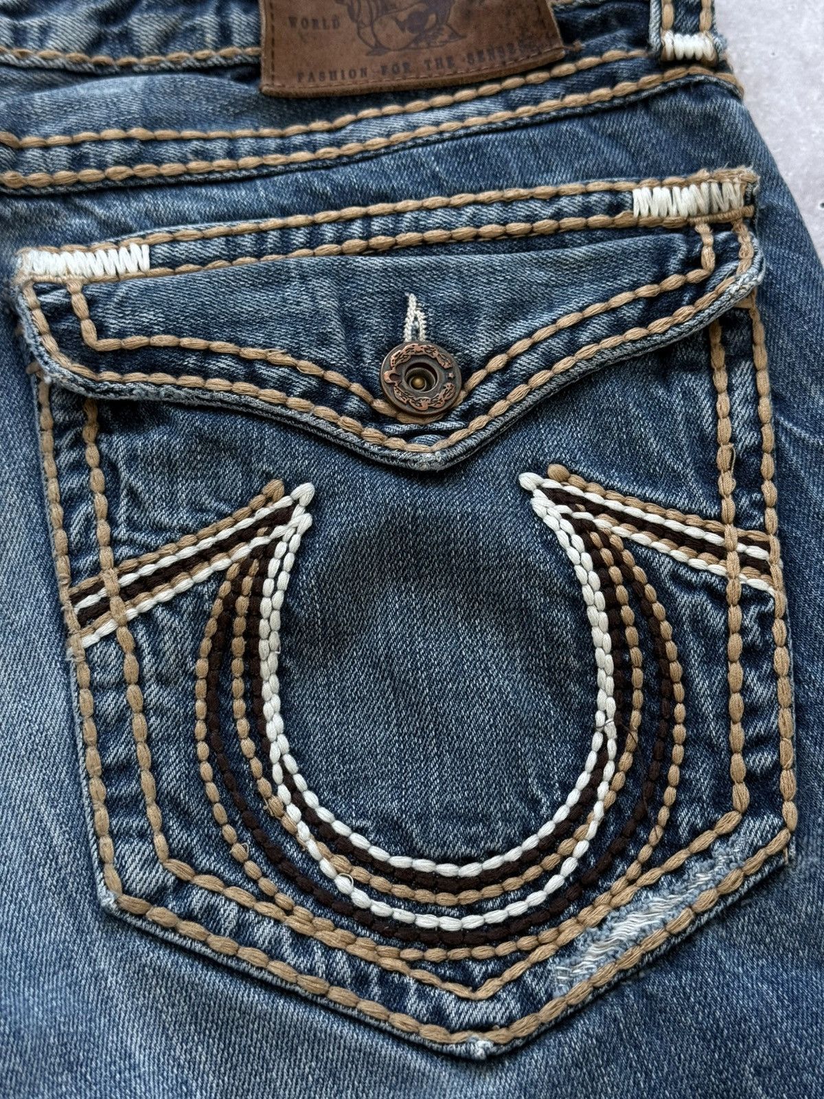 True Religion Vintage Y2K True Religion Jeans Size US 33 - 3 Thumbnail