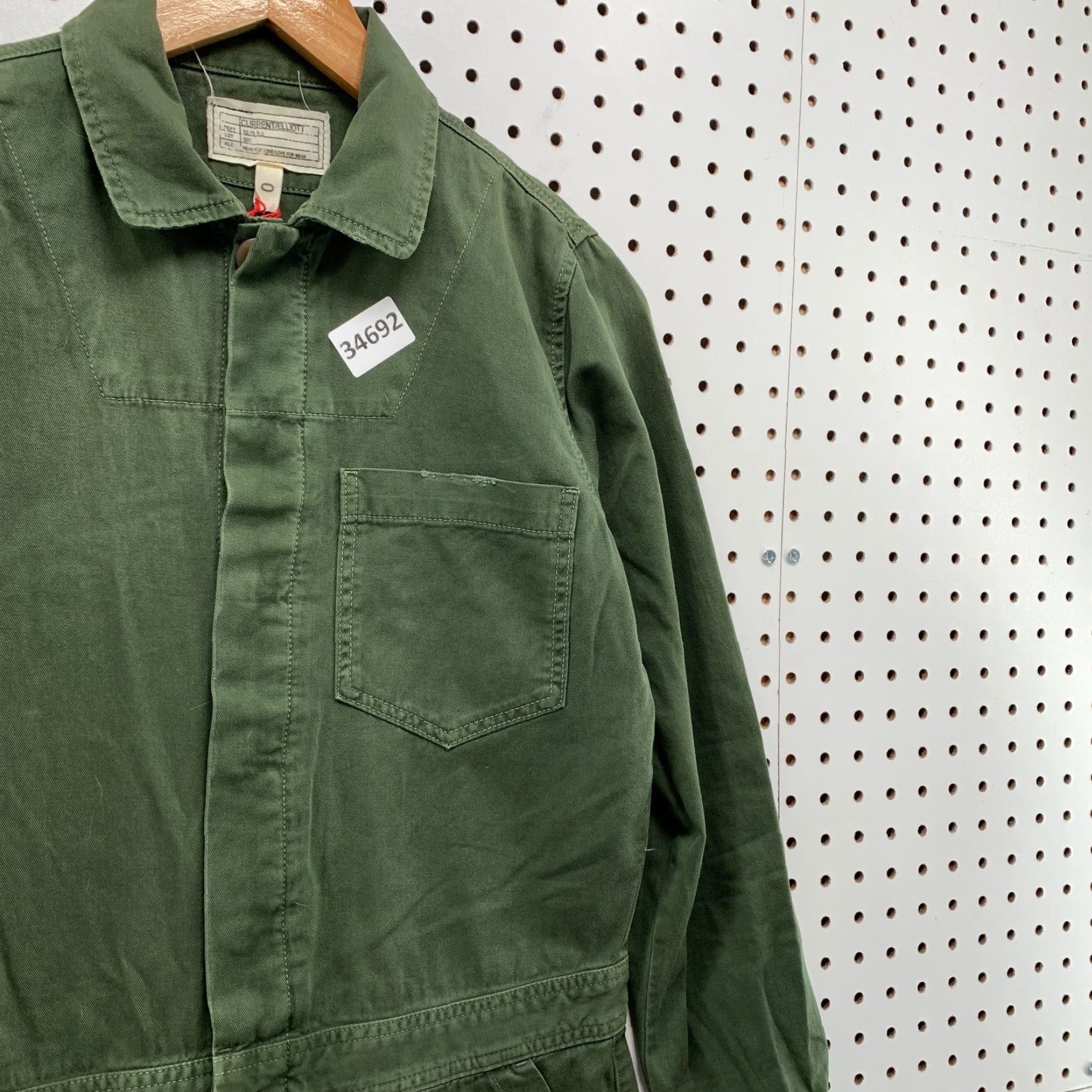 Vintage Current Elliot Coveralls Shorts Womens Size 0 Military Army Green 18x35 Urban Army Style Womens 0 Size 25" / US 0 / IT 36 - 4 Thumbnail
