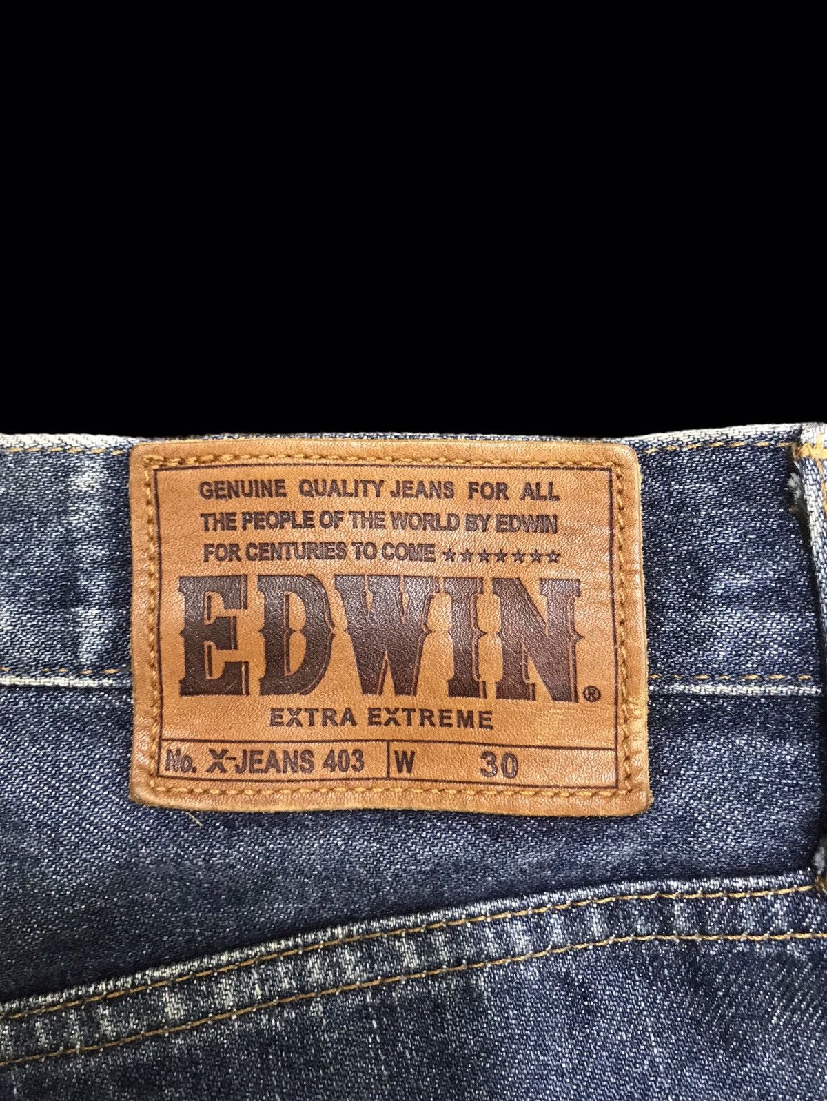Edwin EDWIN "EXTRA EXTREME" Regular Straight Denim F252 Size US 31 - 16 Thumbnail