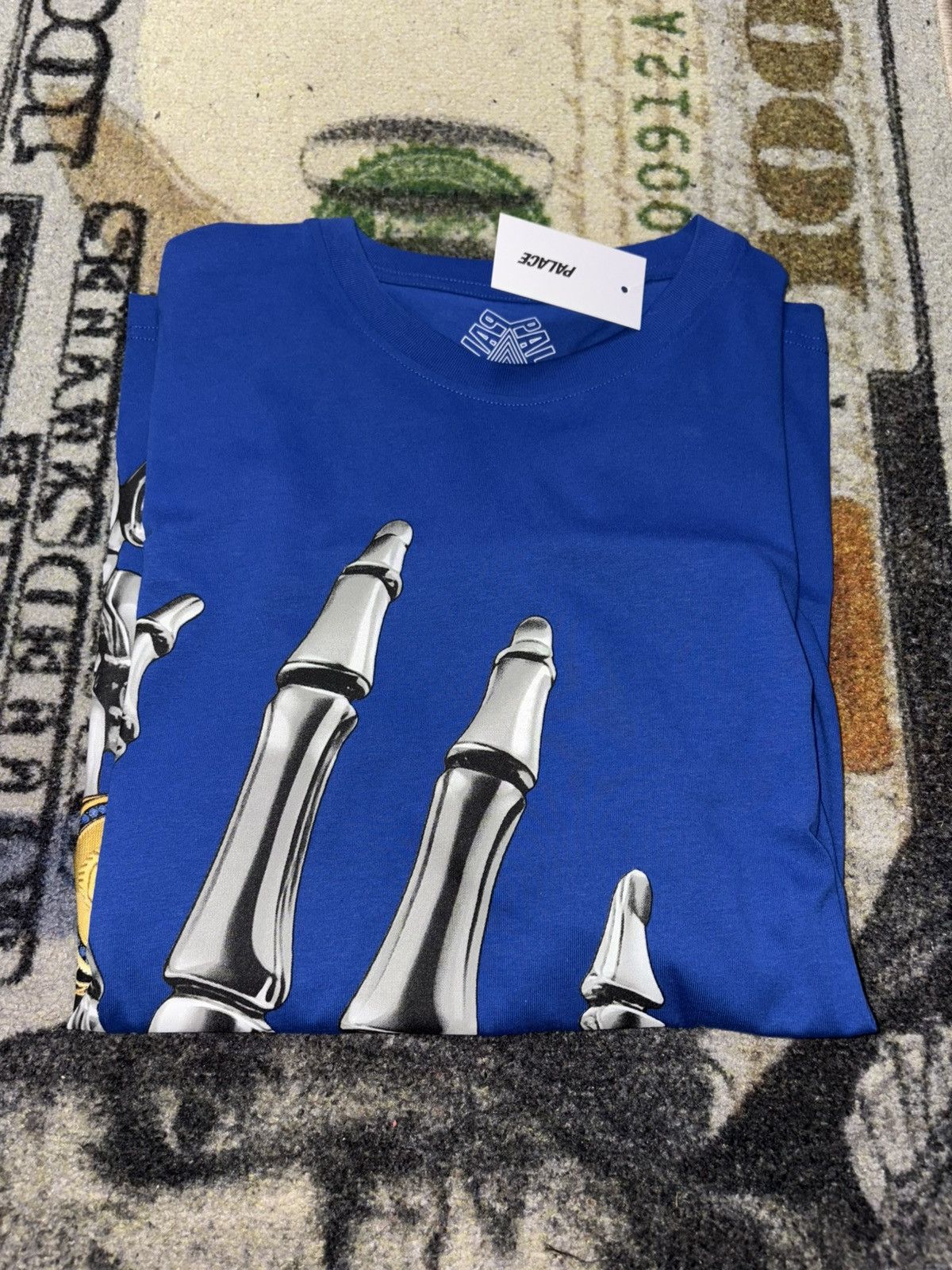Palace Palace Mechanical Champion T-Shirt Blue Size US XL / EU 56 / 4 - 2 Thumbnail