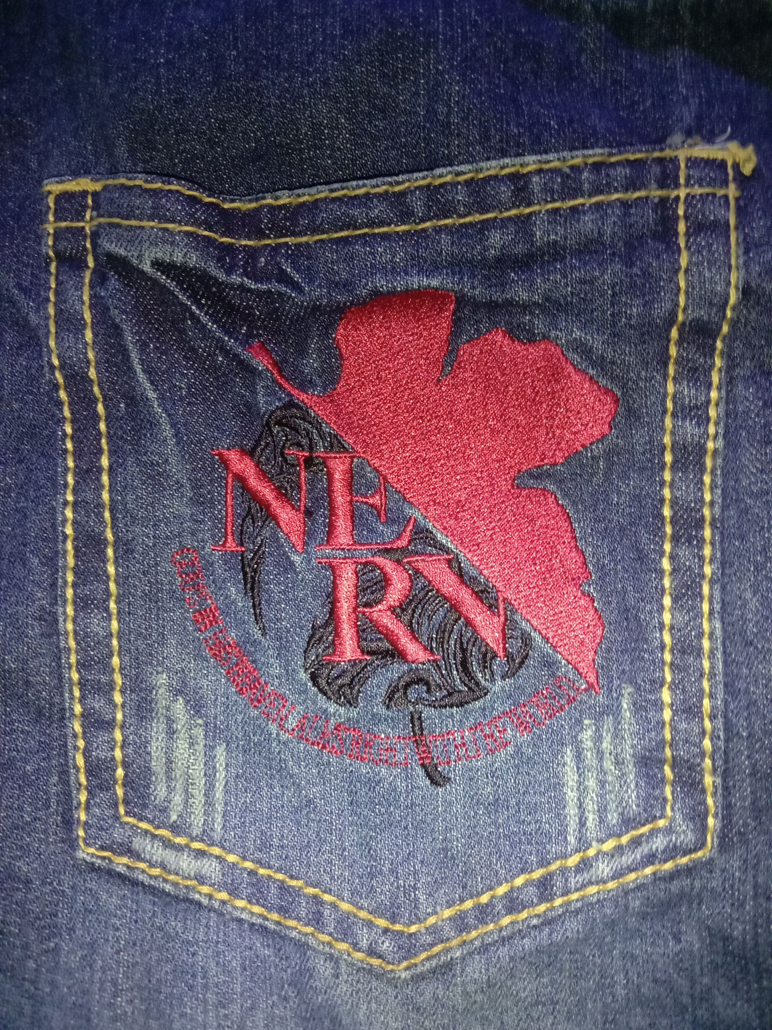 Anime Vintage Evangelion x Nishiki x Miyabi Musubi Jeans Oriental Size US 38 / EU 54 - 6 Thumbnail