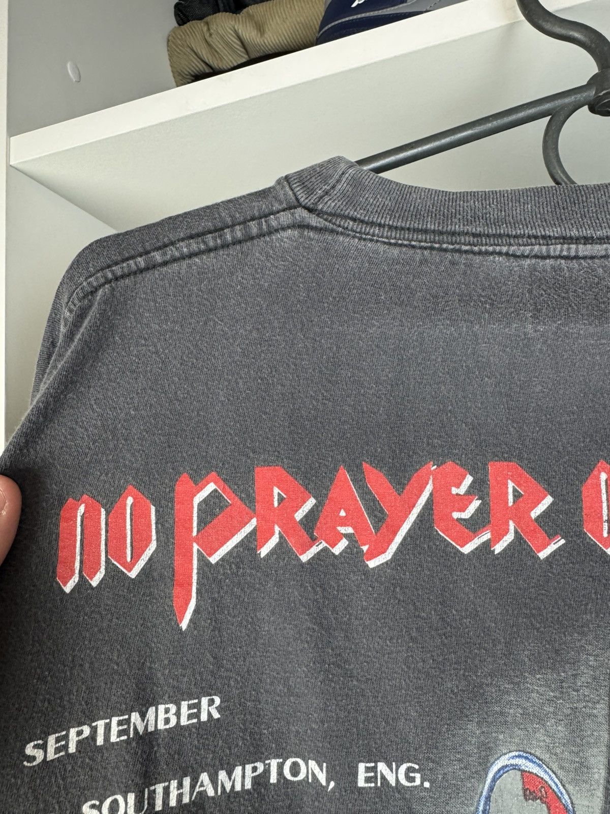 Band Tees Vintage Iron Maiden No Prayer On The Road Tour 1990 T-Shirt Size US L / EU 52-54 / 3 - 19 Thumbnail