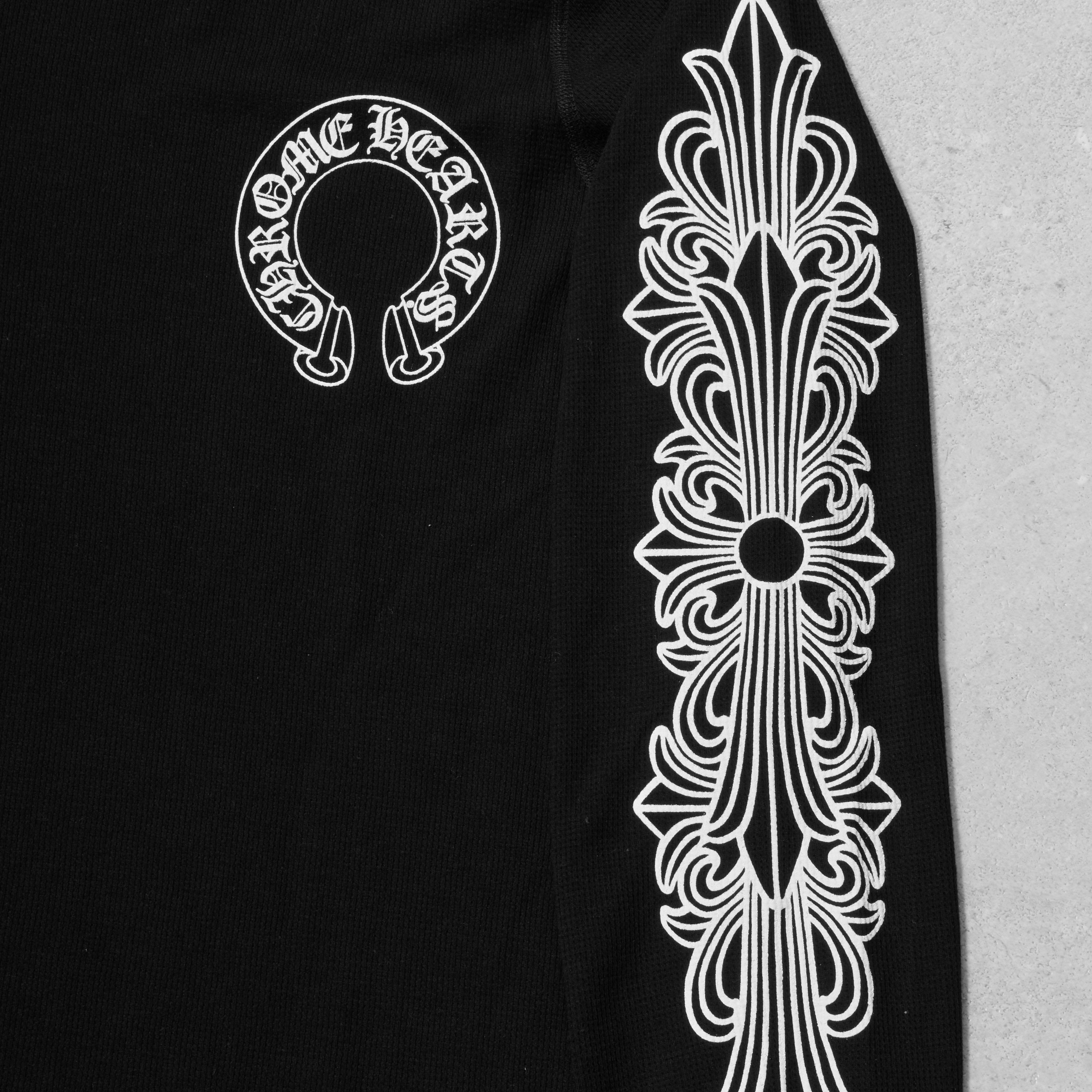 Chrome Hearts CHROME HEARTS Horseshoe Thermal Long T Shirt Size US XL / EU 56 / 4 - 5 Thumbnail