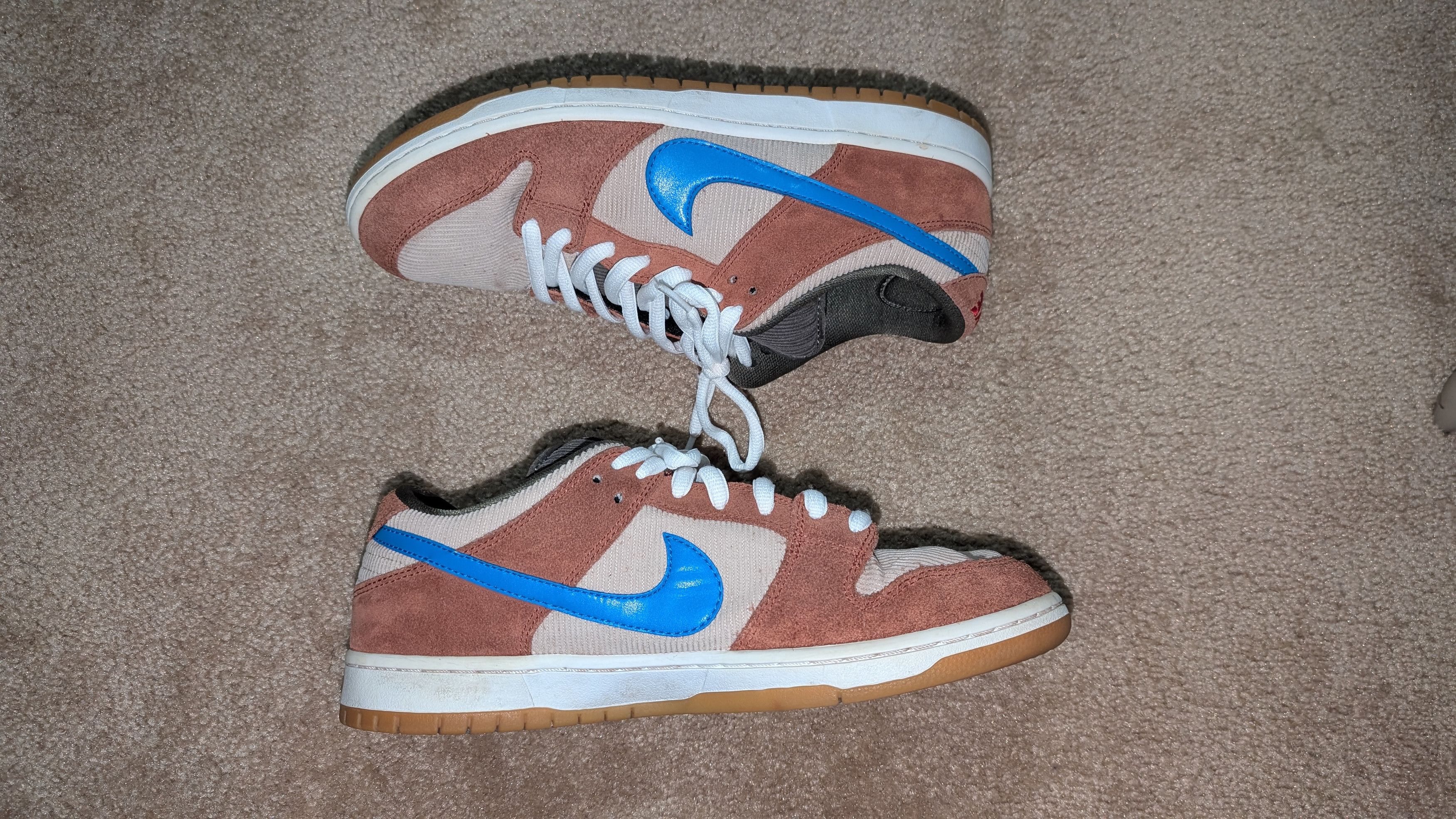 Nike Dunk Low Pro SB 'Corduroy' Size US 10.5 / EU 43-44 - 2 Thumbnail