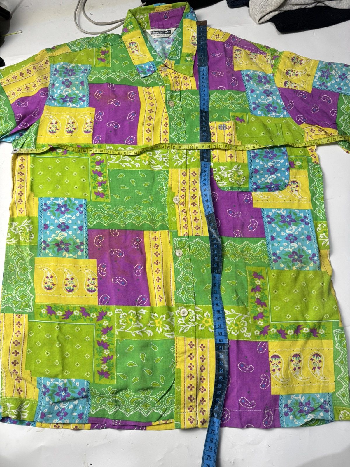 Balenciaga Balenciaga Paisley Bandana Botton Shirt Size US M / EU 48-50 / 2 - 5 Thumbnail
