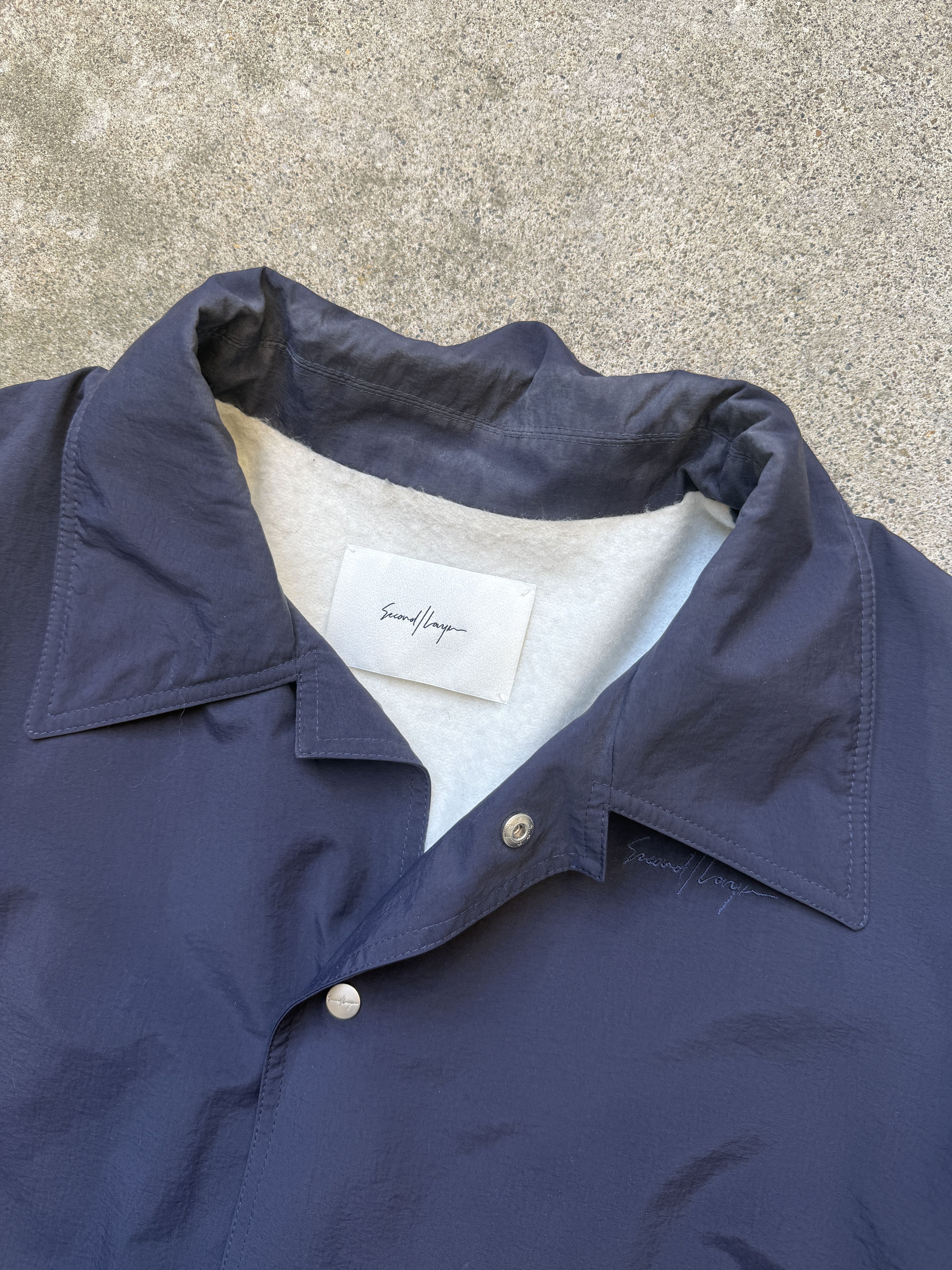 Second/Layer second layer coach's jacket button up wool lined 56 L XL Size US XL / EU 56 / 4 - 2 Thumbnail