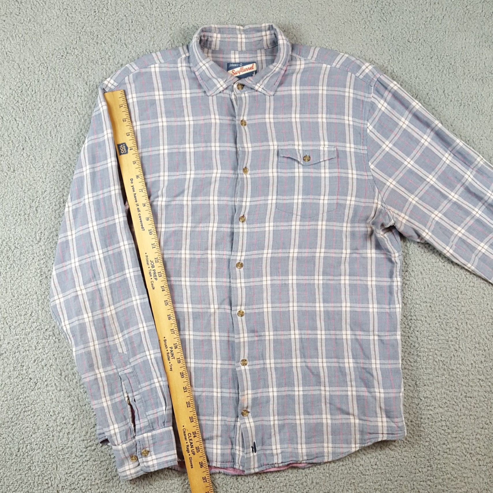 johnnie-O VINTAGE Johnnie-O Plaid Shirt Men Large Casual Flannel Cotton 90s Outdoor Workwear Size US L / EU 52-54 / 3 - 8 Thumbnail