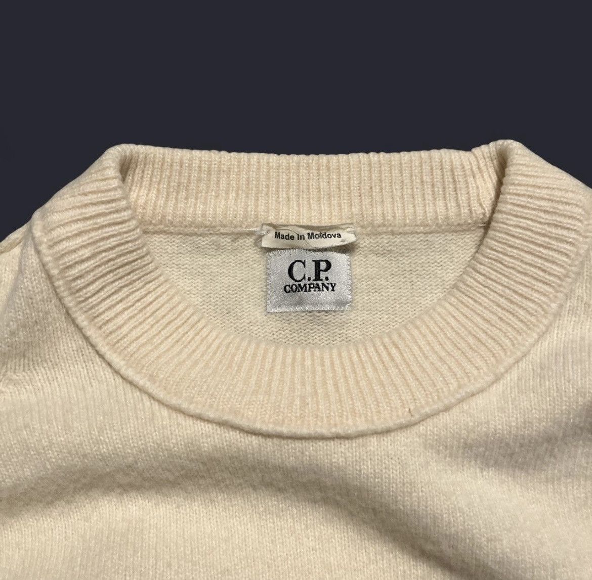 C.P. Company C.P company white/beige wool sweater Size US XL / EU 56 / 4 - 3 Thumbnail