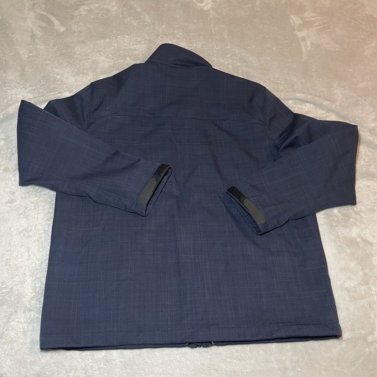Black Rivet Black Rivet Mens Navy Blue Softshell Full Zip Jacket Large Size US L / EU 52-54 / 3 - 2 Thumbnail