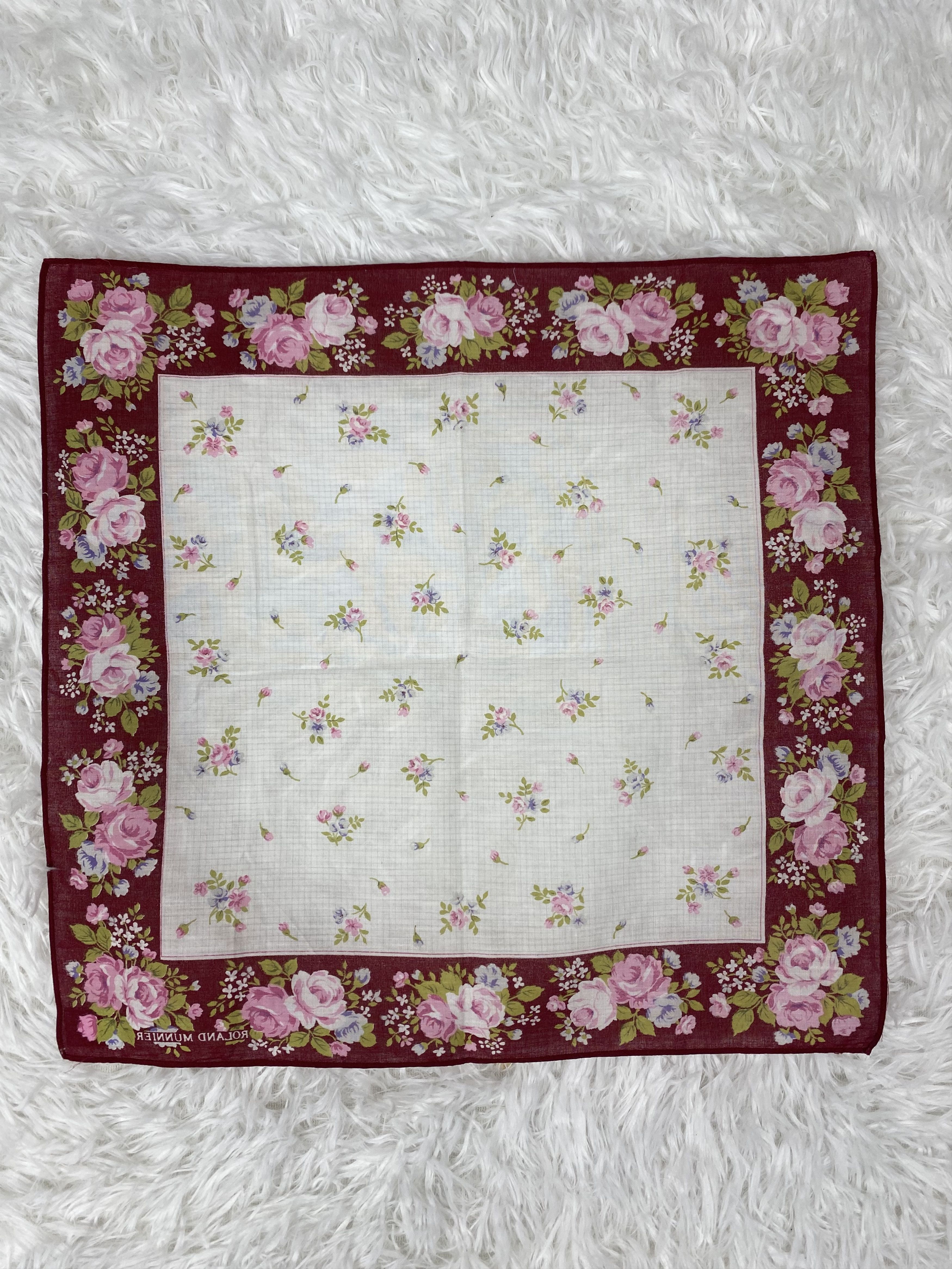 Japanese Brand × Vintage Vintage Roland Munnier Handkerchief Neckerchief PH0722 Size ONE SIZE - 4 Thumbnail