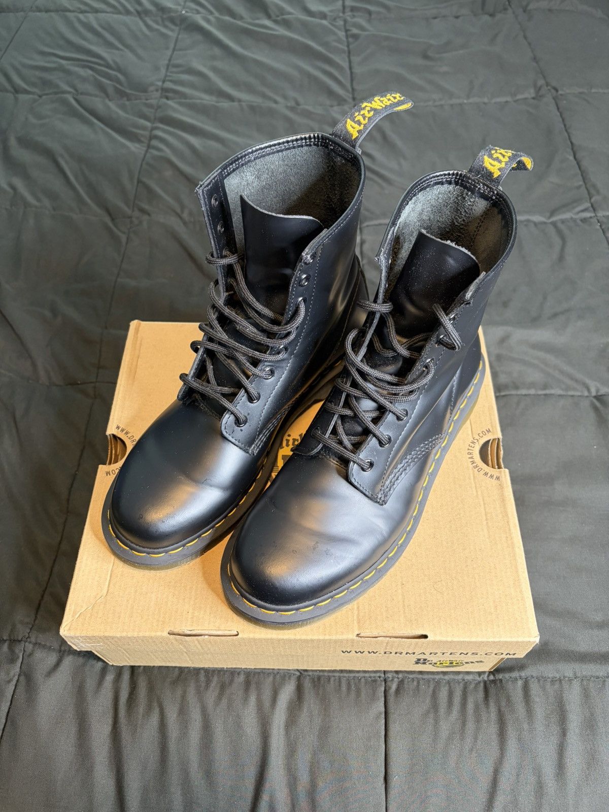 Dr. Martens Dr. Martens 1460W “Black” Boots Size US 10 / EU 43 - 2 Thumbnail