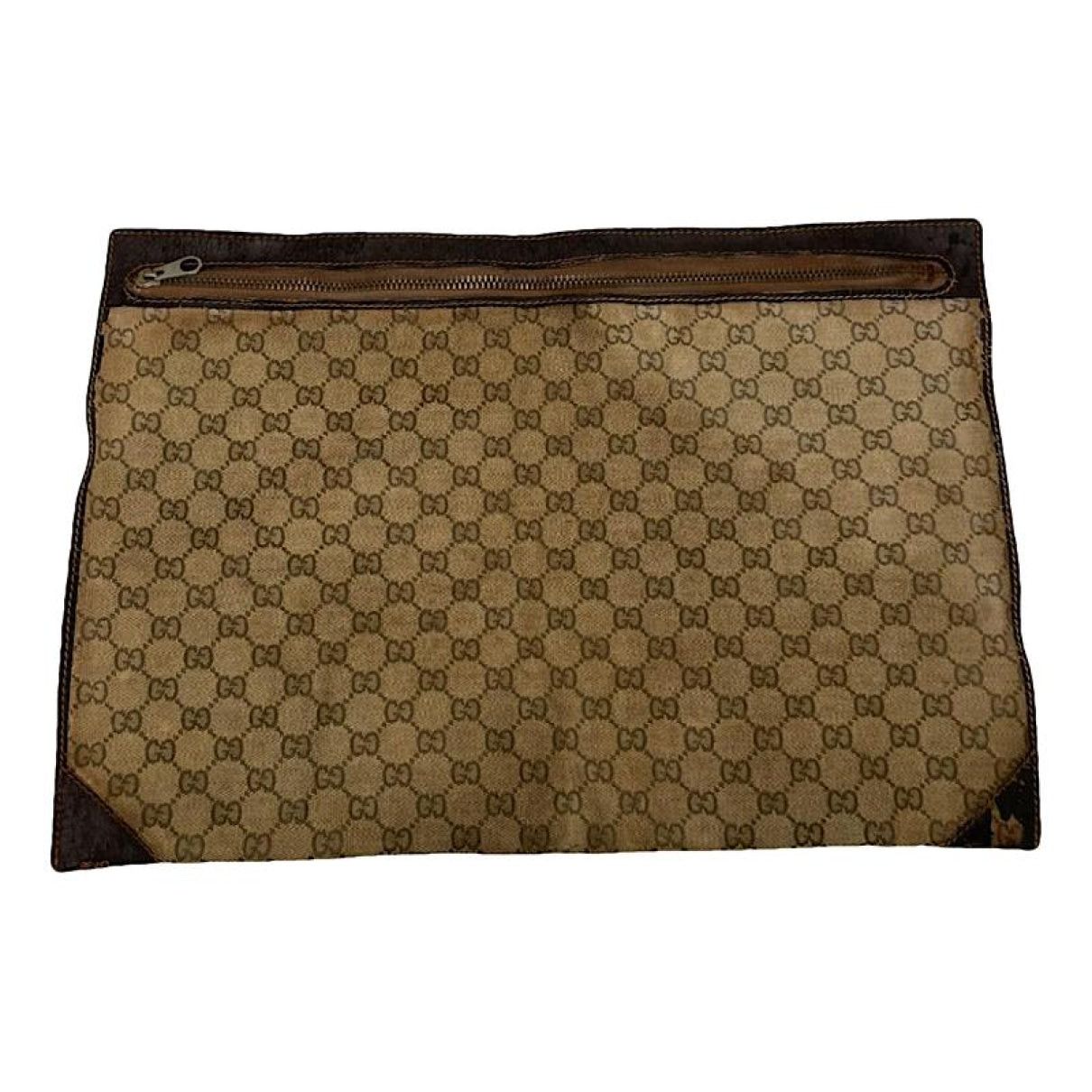 Gucci Dionysus Beige Cotton Clutch Bag Size ONE SIZE - 1 Thumbnail