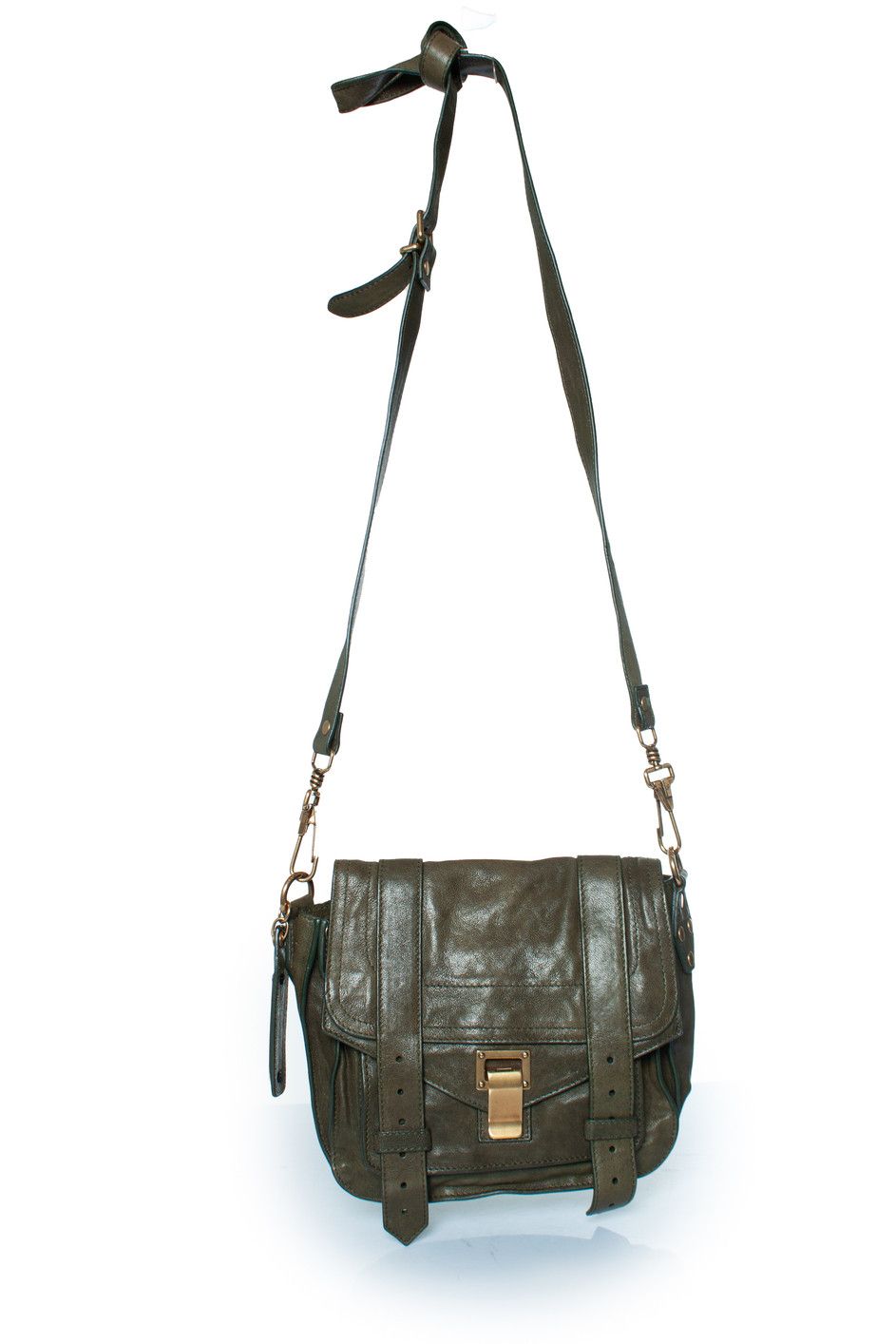 Proenza Schouler Proenza Schouler, PS1 knot mini bag in green Size ONE SIZE - 1 Thumbnail