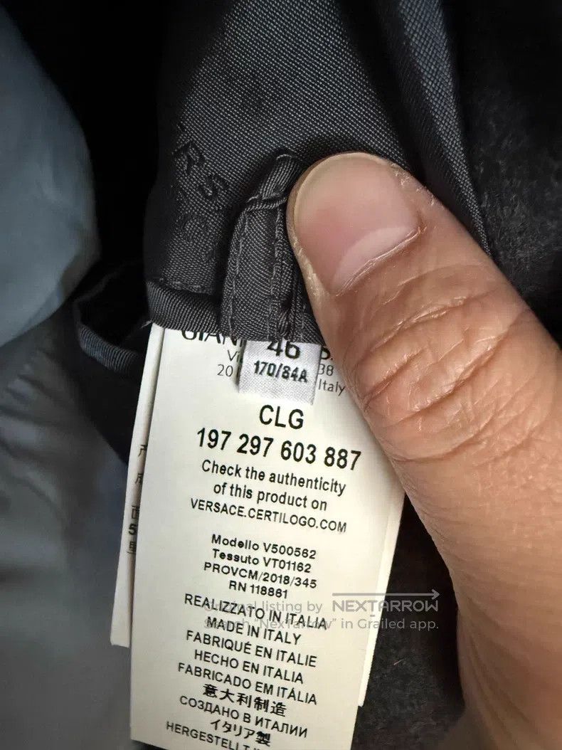 Versace Versace Woolen coat Size S / US 4 / IT 40 - 7 Thumbnail