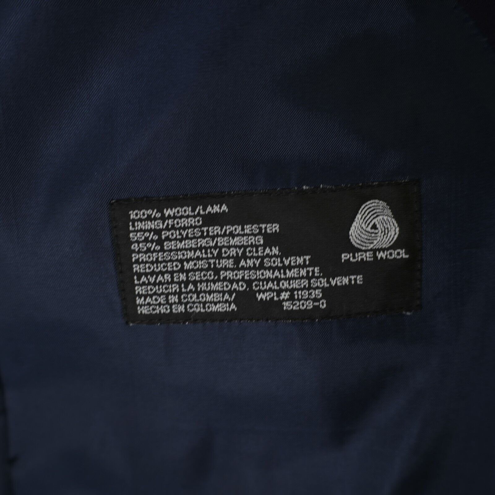 Stafford DAMAGED Stafford Wool Blue 2 Gold Button Blazer 44R Tagged 4 Size 44R - 9 Thumbnail