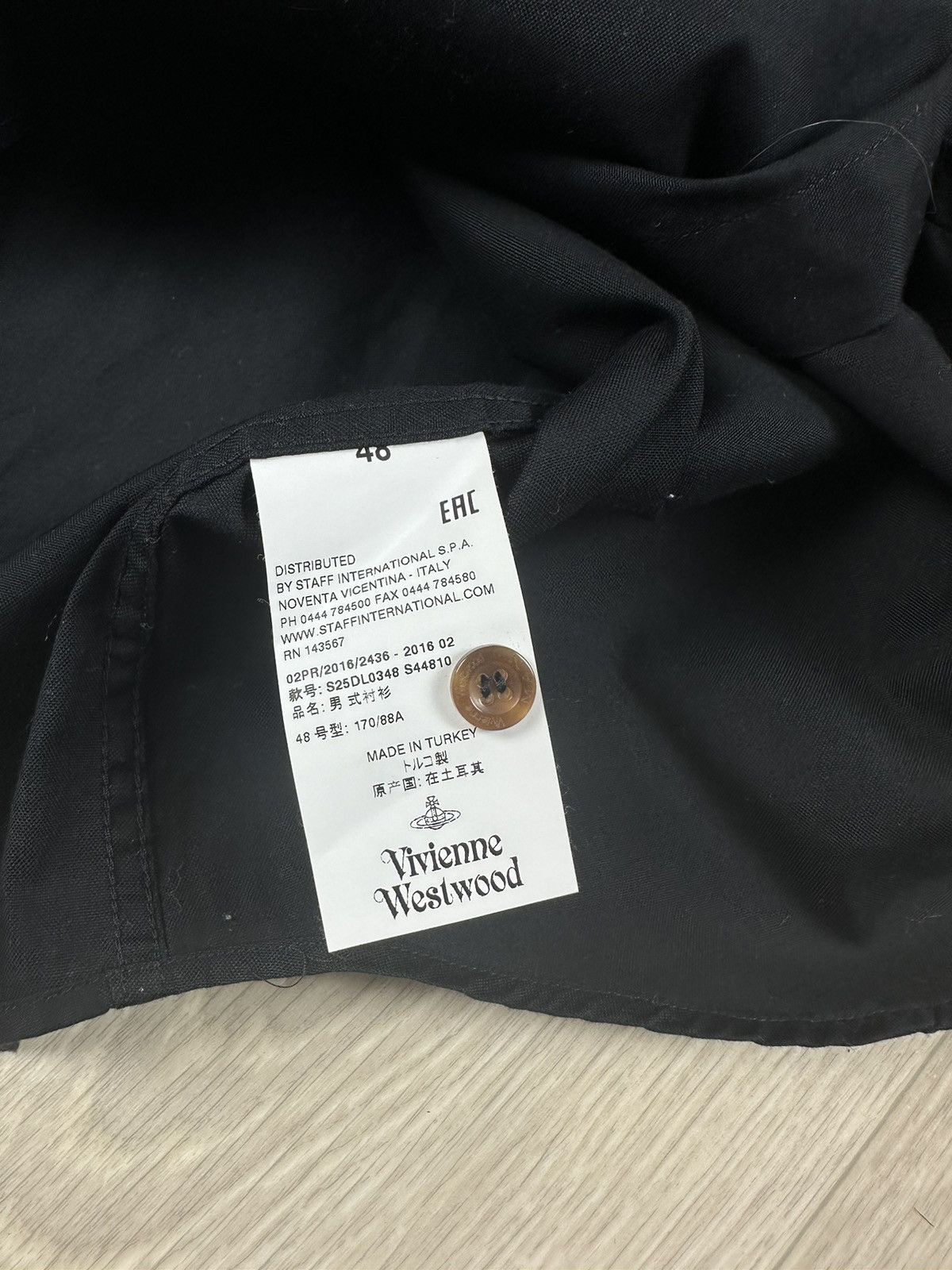 Vivienne Westwood Vivienne Westwood Black Shirt Button Ups Men’s Size 48 Size US M / EU 48-50 / 2 - 8 Thumbnail