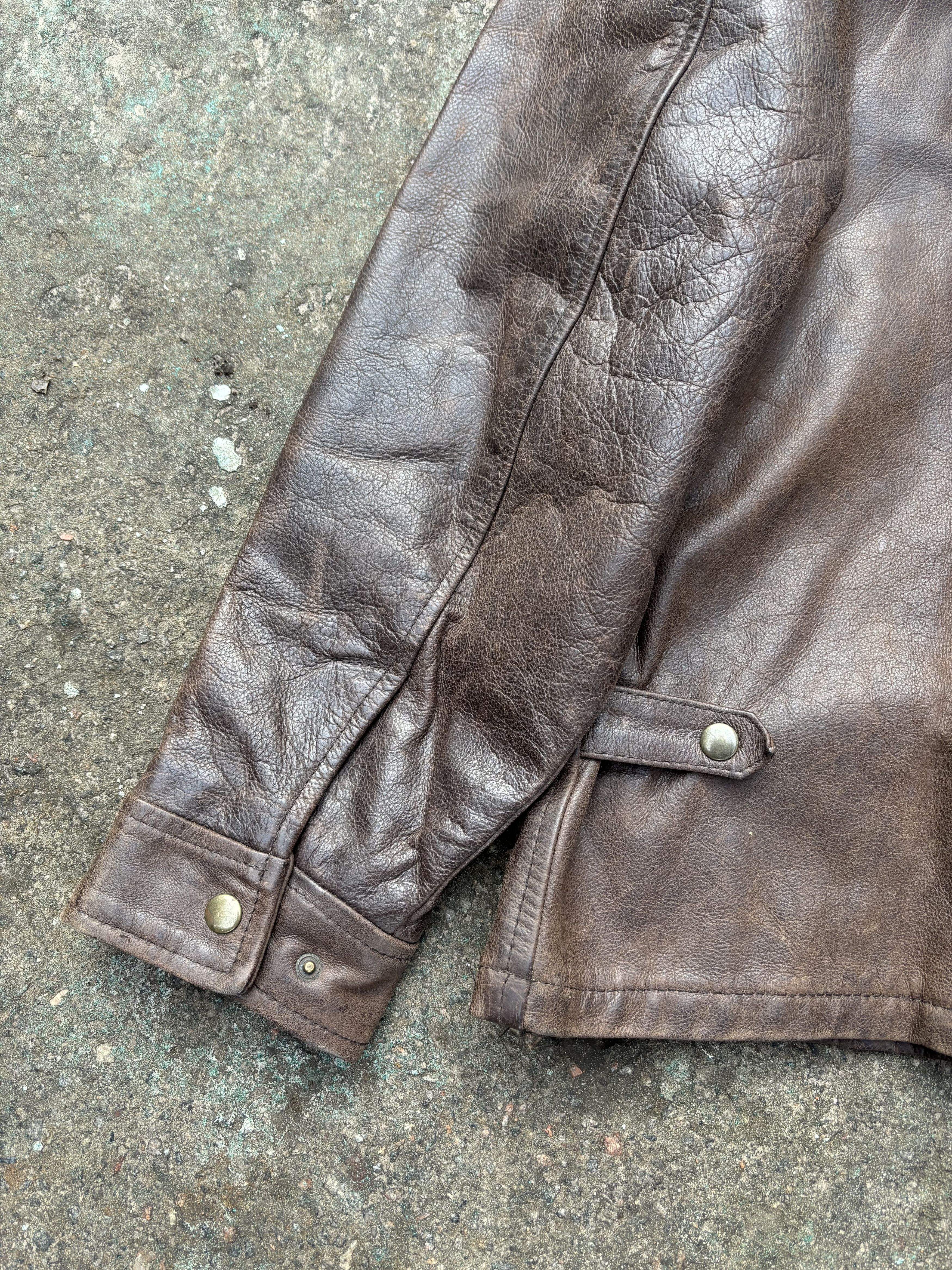 Paul Smith Vintage Paul Smith Brown Leather Jacket Size US M / EU 48-50 / 2 - 8 Thumbnail