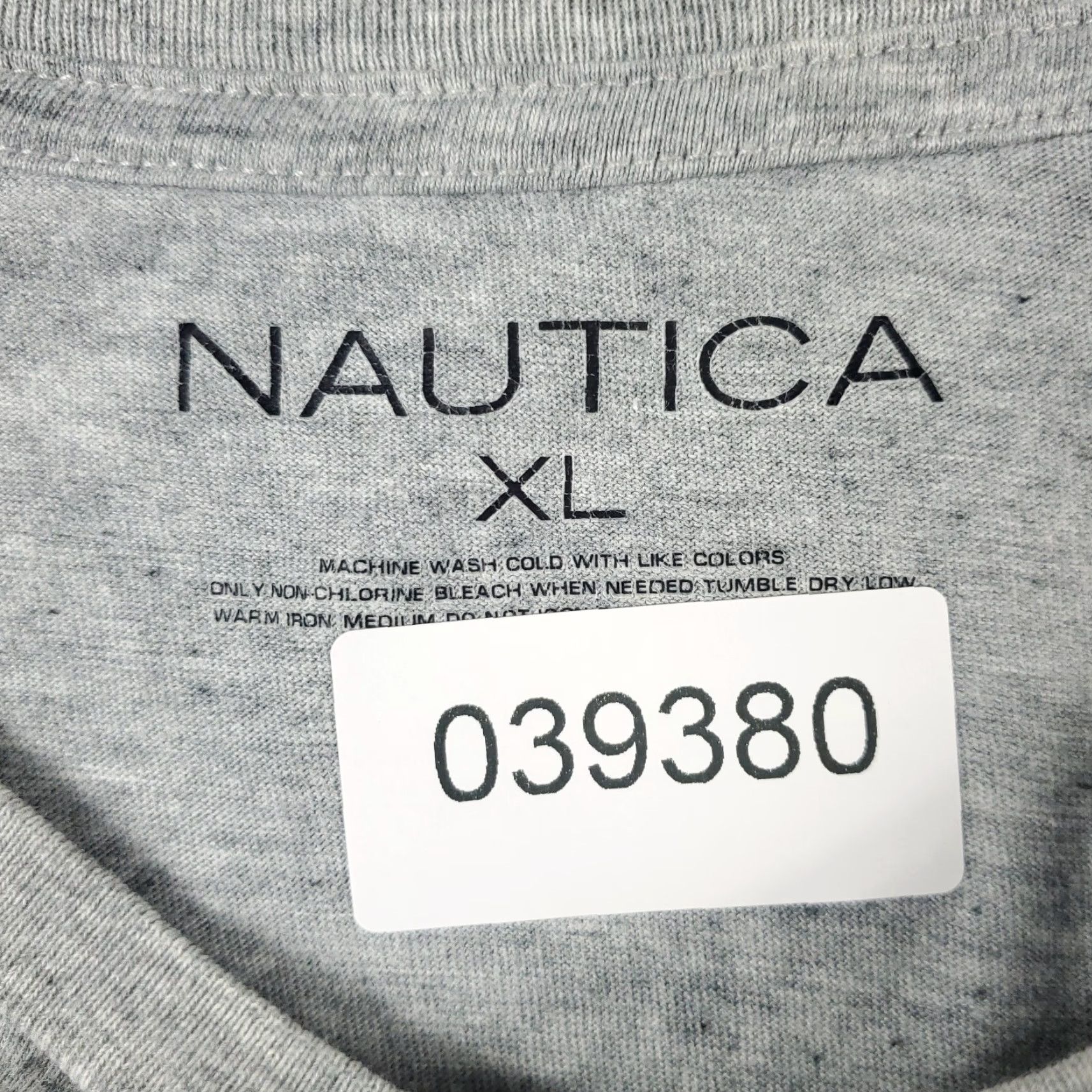 Nautica Nautica T-Shirt Mens XL Gray Short Sleeve Cotton Logo Classic American Size US XL / EU 56 / 4 - 7 Thumbnail
