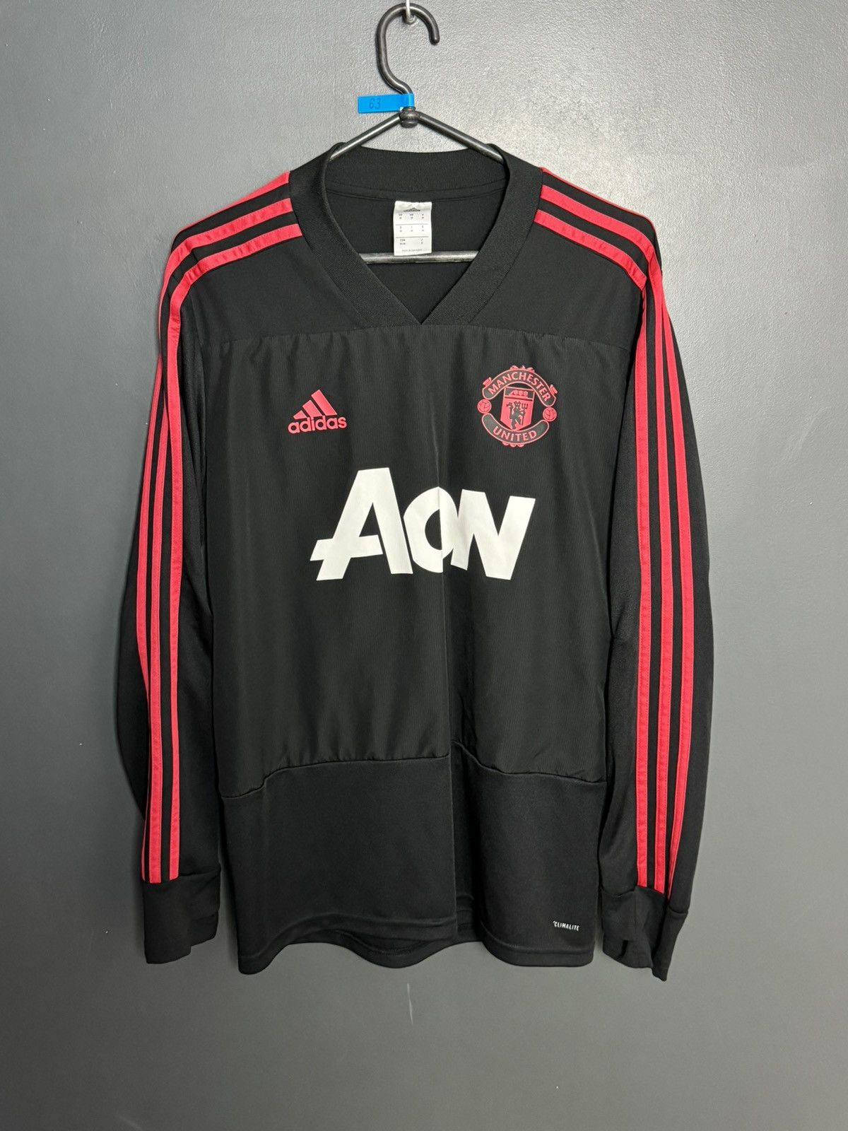 Adidas Manchester United Training Football Jersey Sweatshirt Size US M / EU 48-50 / 2 - 1 Thumbnail