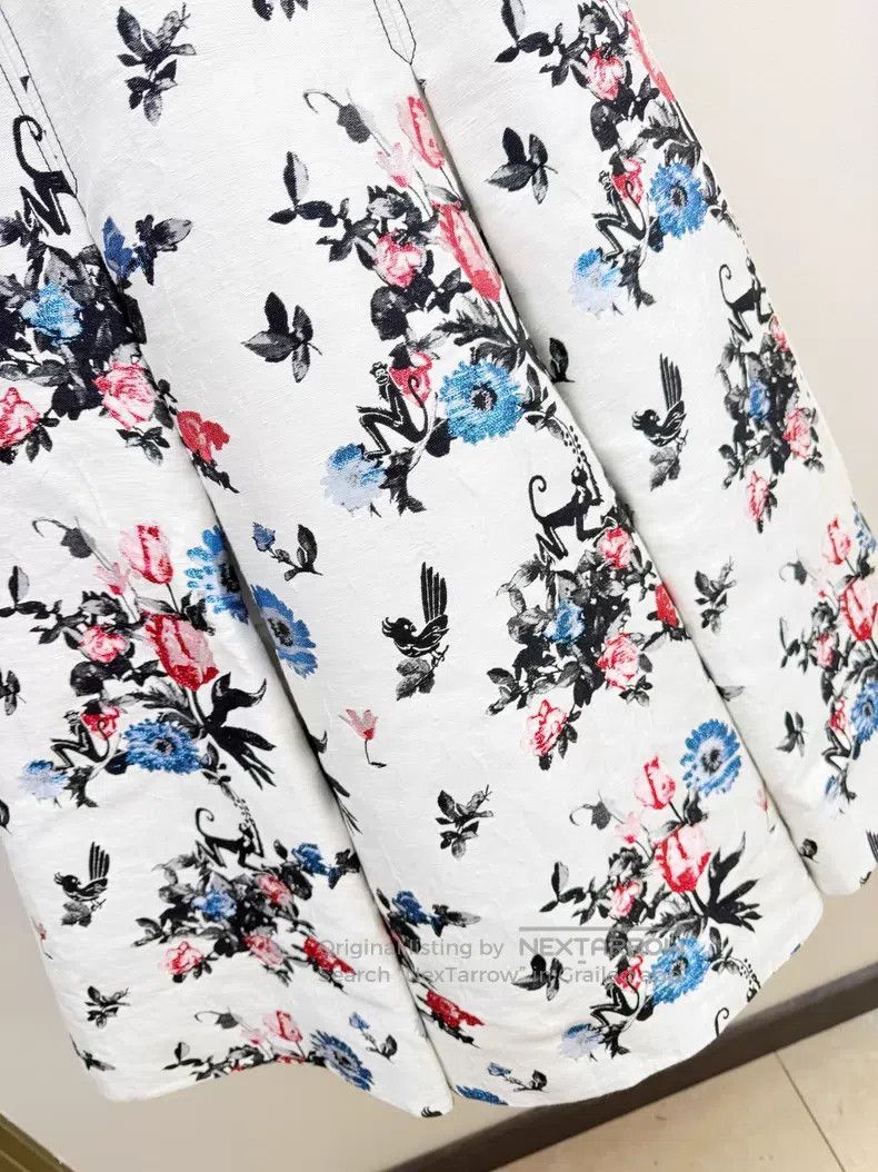 Valentino Valentino Main line heavy industry embroidered floral dres Size L / US 10 / IT 46 - 3 Thumbnail
