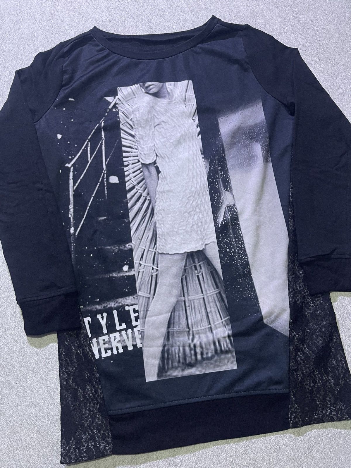 Japanese Brand Women's Y2K long sleeve t-shirt with angel wings Size M / US 6-8 / IT 42-44 - 2 Thumbnail