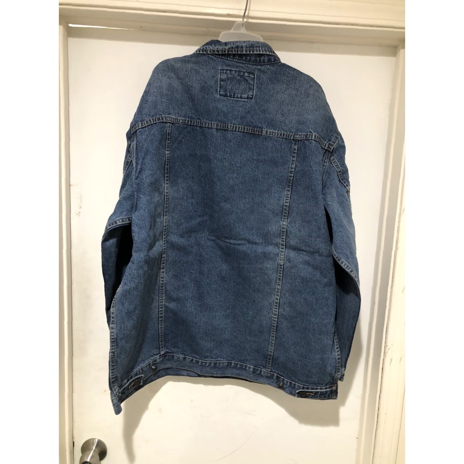 Denime VINTAGE Marithe Francois Girbaud X Front Blue Denim Jean Jacket 3XL NWT Men's Jacket Size US 39 - 7 Thumbnail