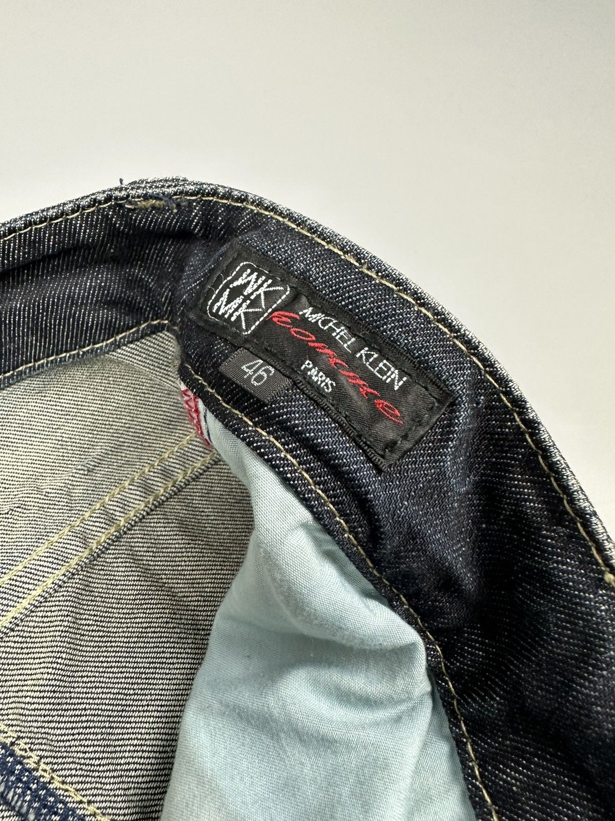 Japanese Brand × Michel Klein 🔥Flared🔥 Michel Klien Multi Zipper Pocket Lightning Jeans Size US 31 - 9 Thumbnail
