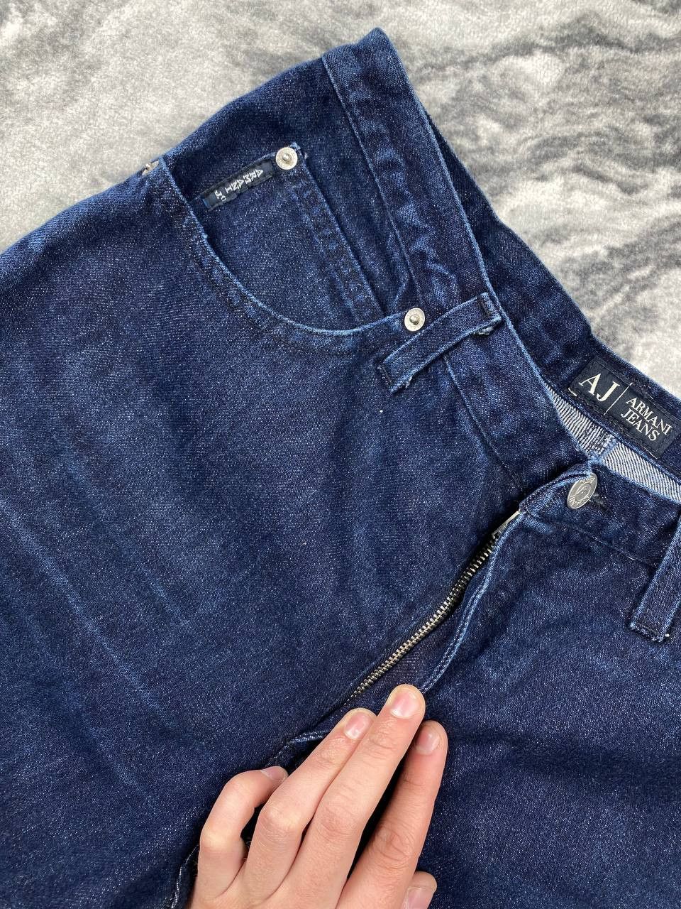 Armani Vintage Armani Jeans Denim Jeans Big Logo Size US 32 / EU 48 - 8 Thumbnail