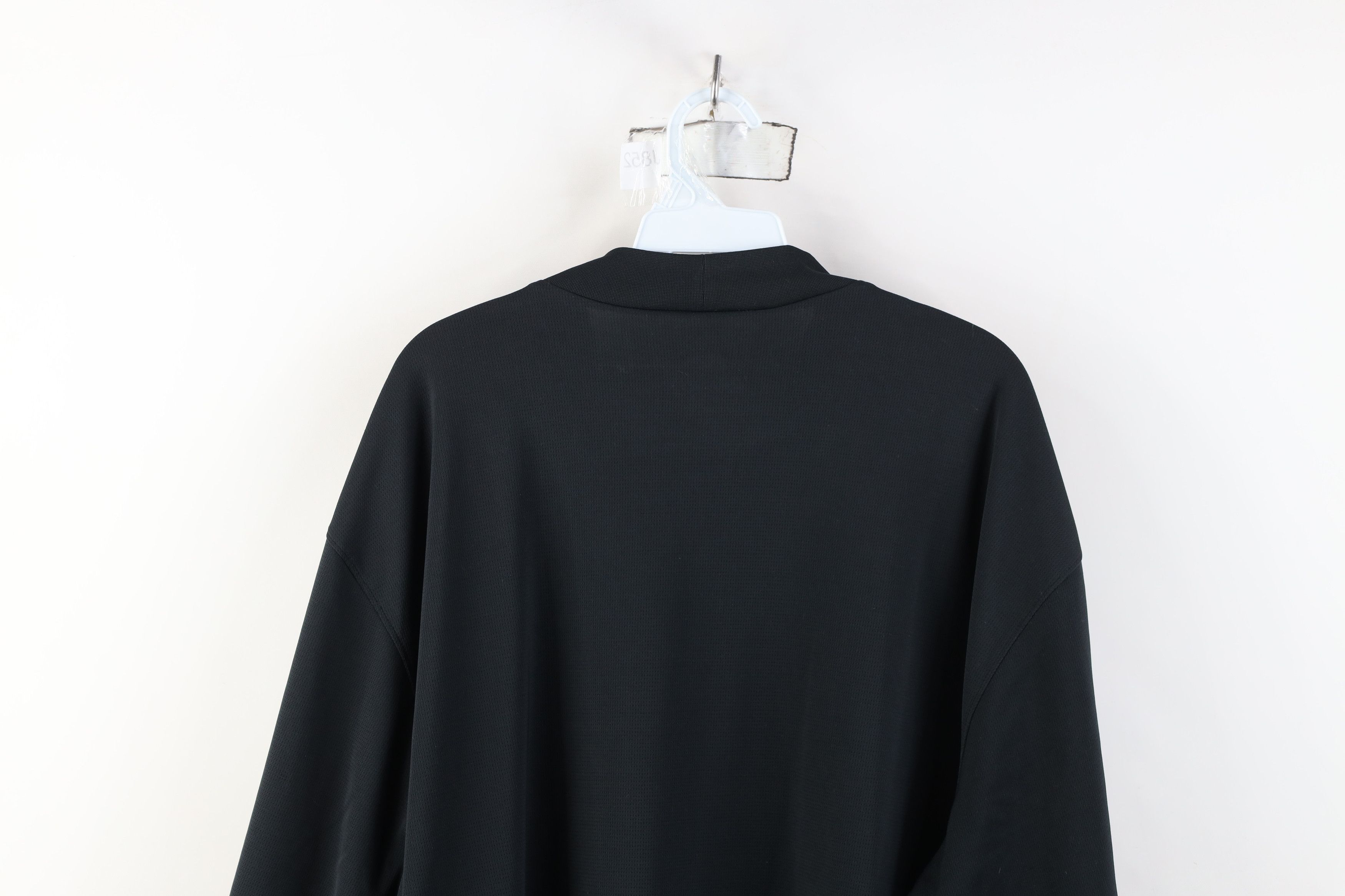 Nike Vintage Y2K Nike Scott Mini Swoosh Mock Neck T-Shirt Black Size US XXL / EU 58 / 5 - 12 Thumbnail