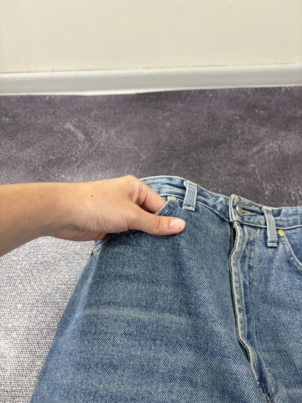Trussardi Vintage Trussardi Women’s Straight Fit Italian Denim Jeans Size 31" - 11 Thumbnail