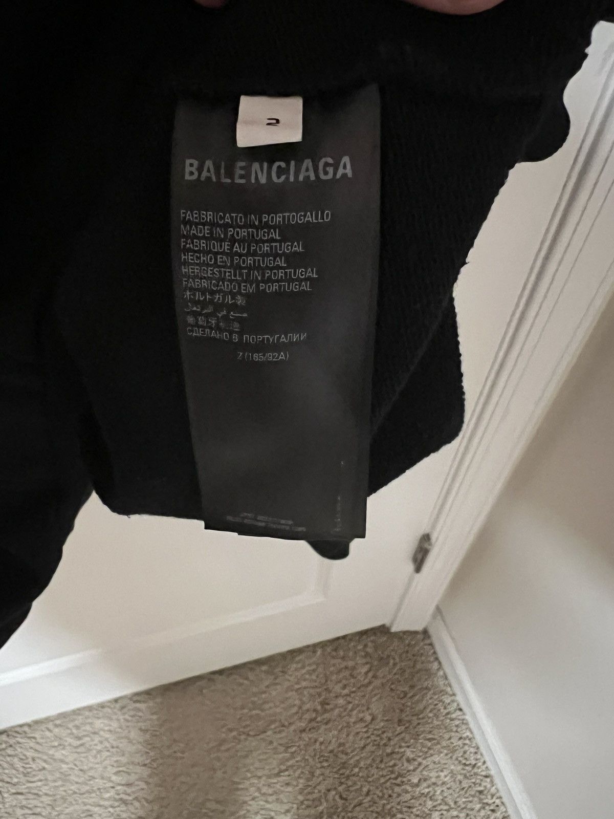 Adidas × Balenciaga Balenciaga Adidas OG Hoodie Wide Fit Size US M / EU 48-50 / 2 - 5 Thumbnail