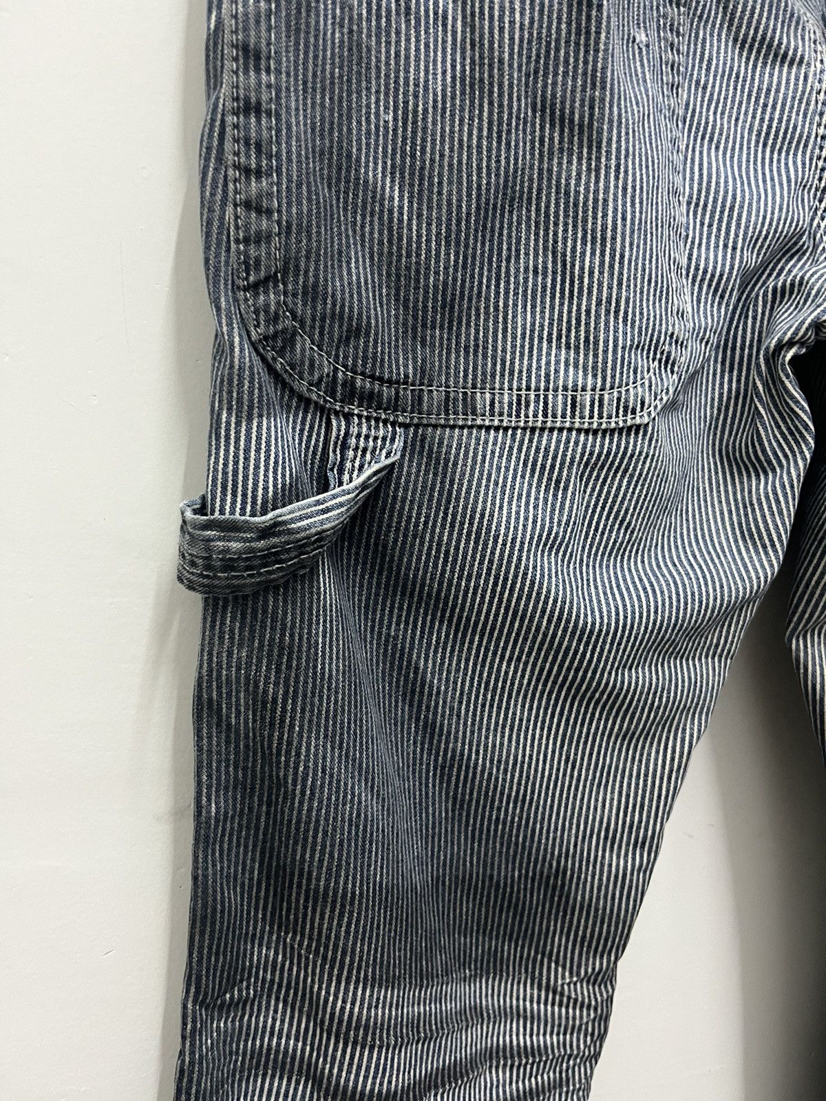 Japanese Brand Gostar De Fuga Japan Hickory Workwear Distressed Denim Pants Size US 31 - 9 Thumbnail