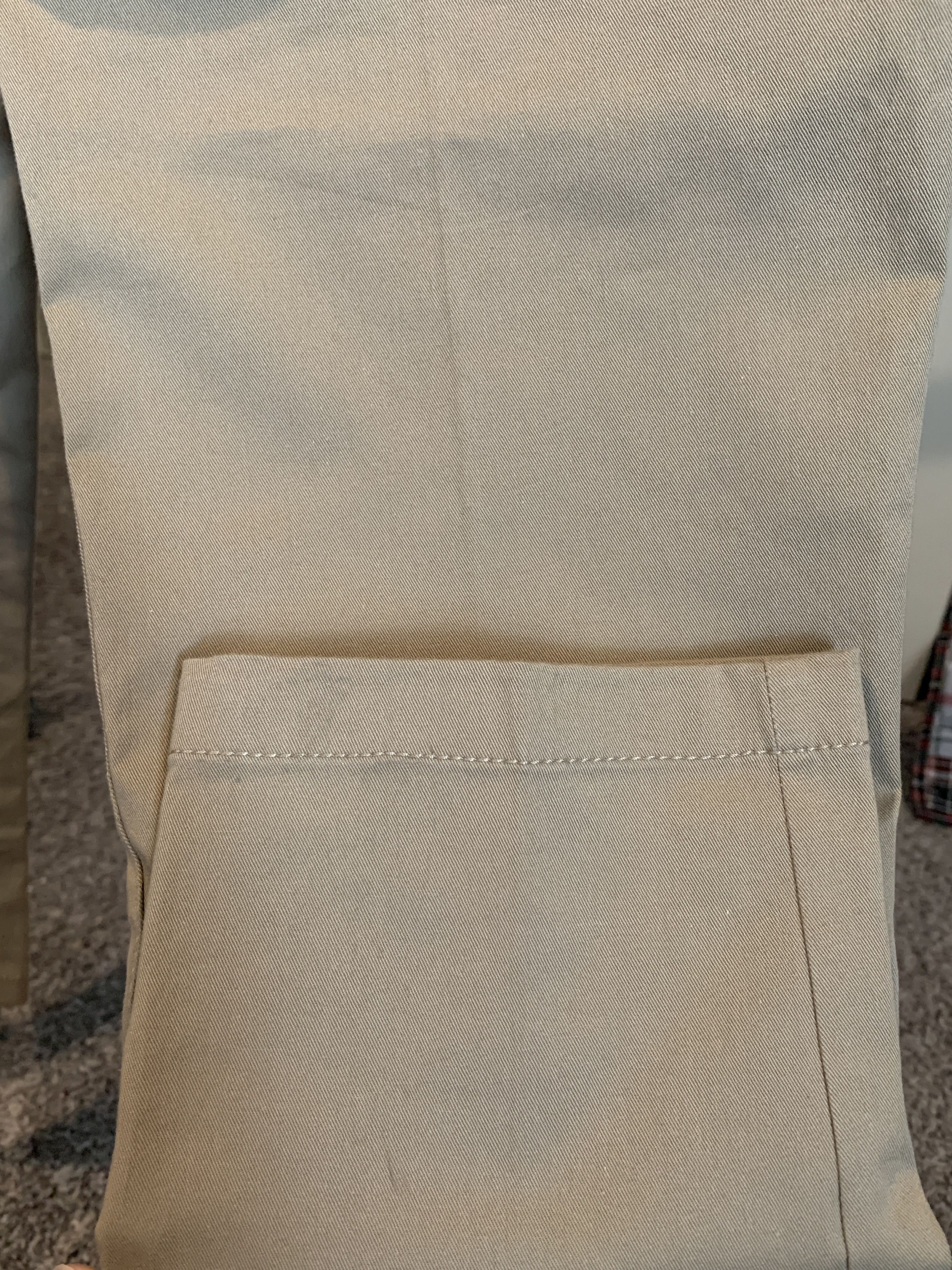Prada Khaki Cotton Twill Patch Coin Pocket Capri Trousers Size 27" / US 4 / IT 40 - 6 Thumbnail