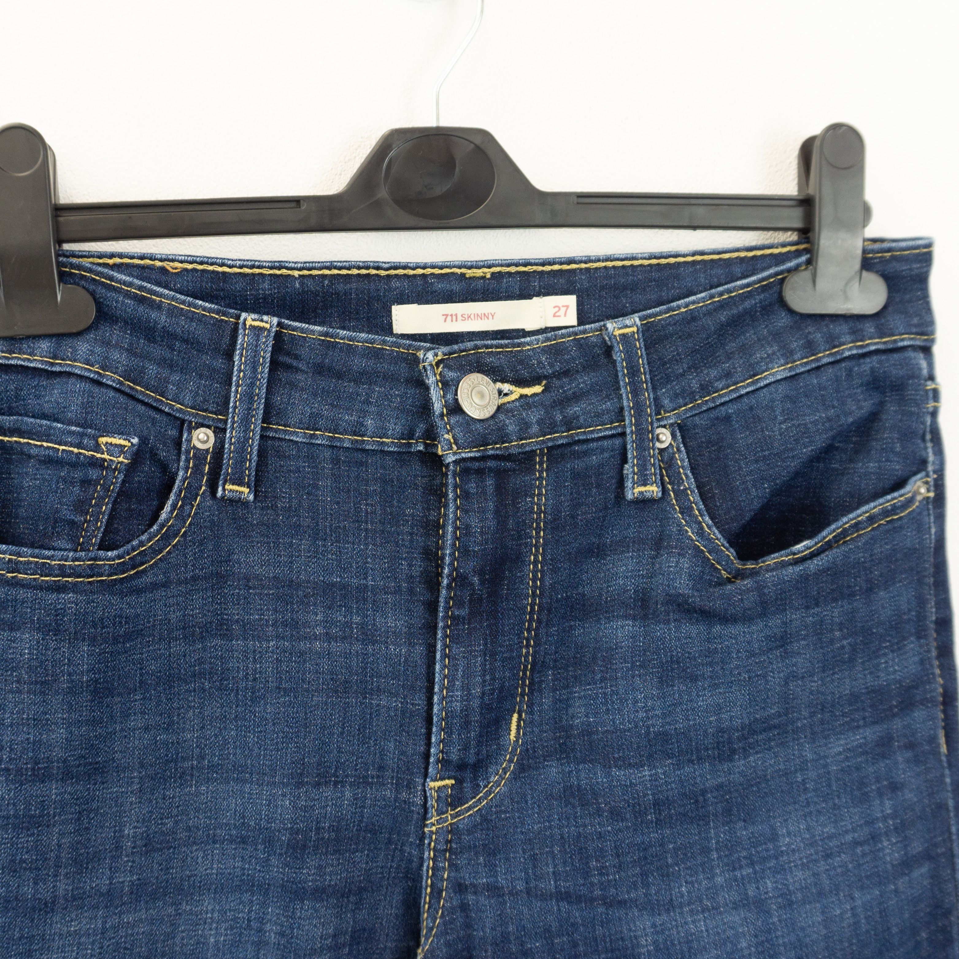 Levi's Essential Levi's 711 Skinny Jeans Size 27" / US 4 / IT 40 - 4 Thumbnail