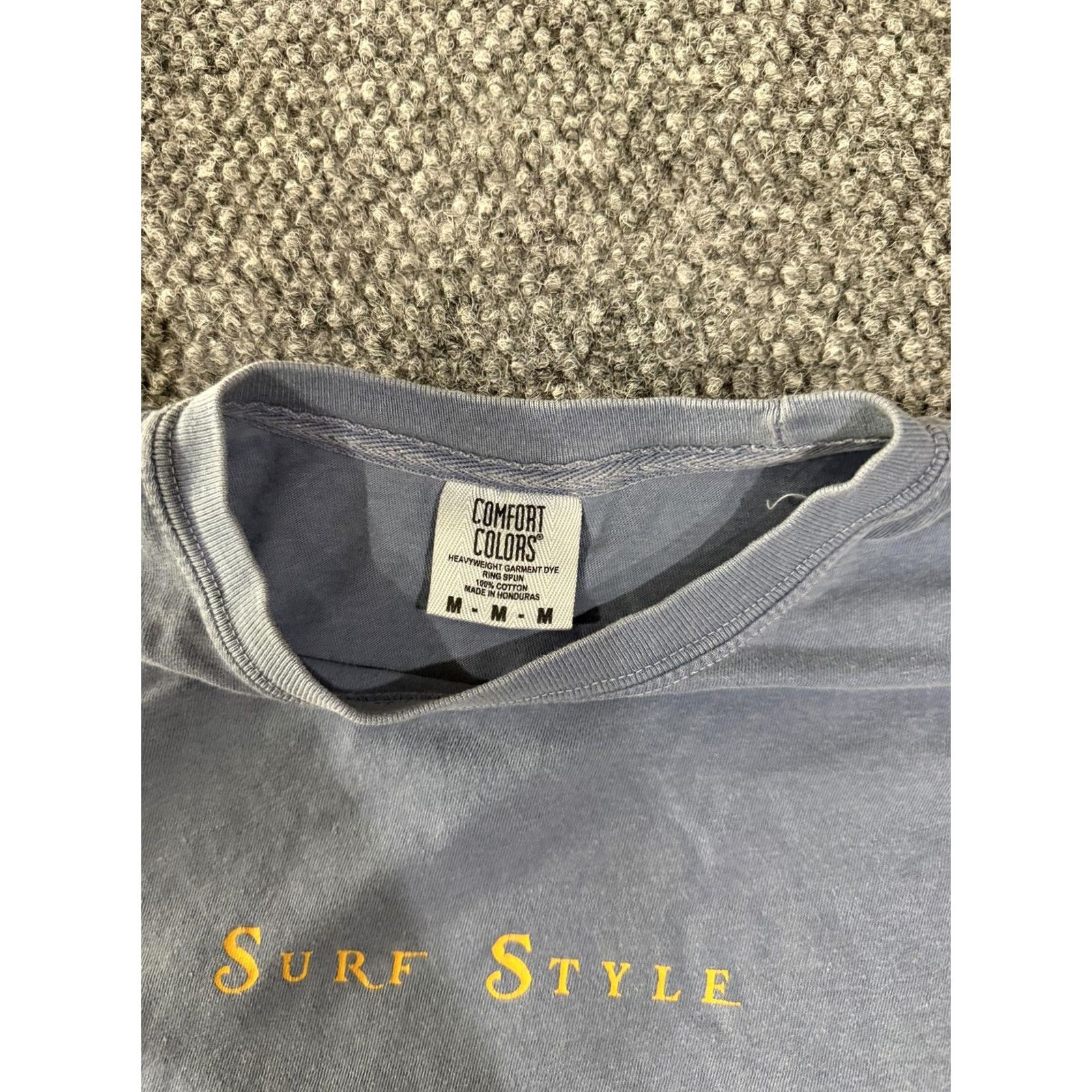 Comfort Colors Comfort Colors Surf Style Shirt Mens M Blue Clearwater Beach Graphic Tee Size US M / EU 48-50 / 2 - 7 Thumbnail