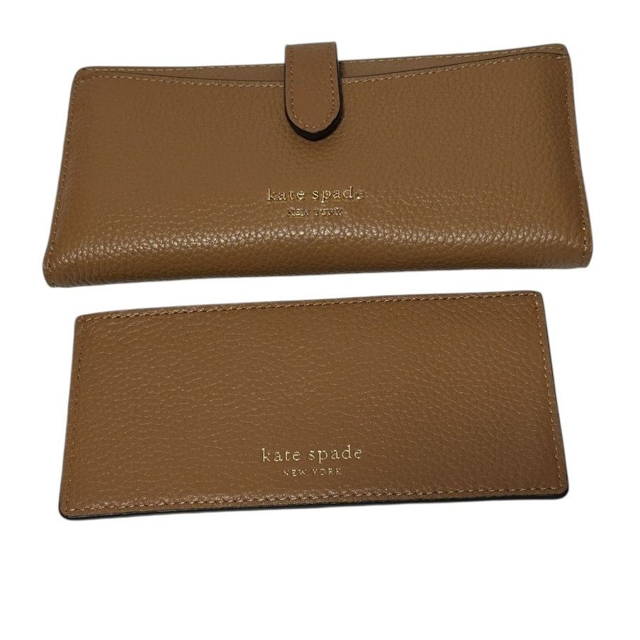 Kate Spade Kate Spade Hudson Bifold Pebbled Leather Wallet in Bungalow Size ONE SIZE - 2 Thumbnail